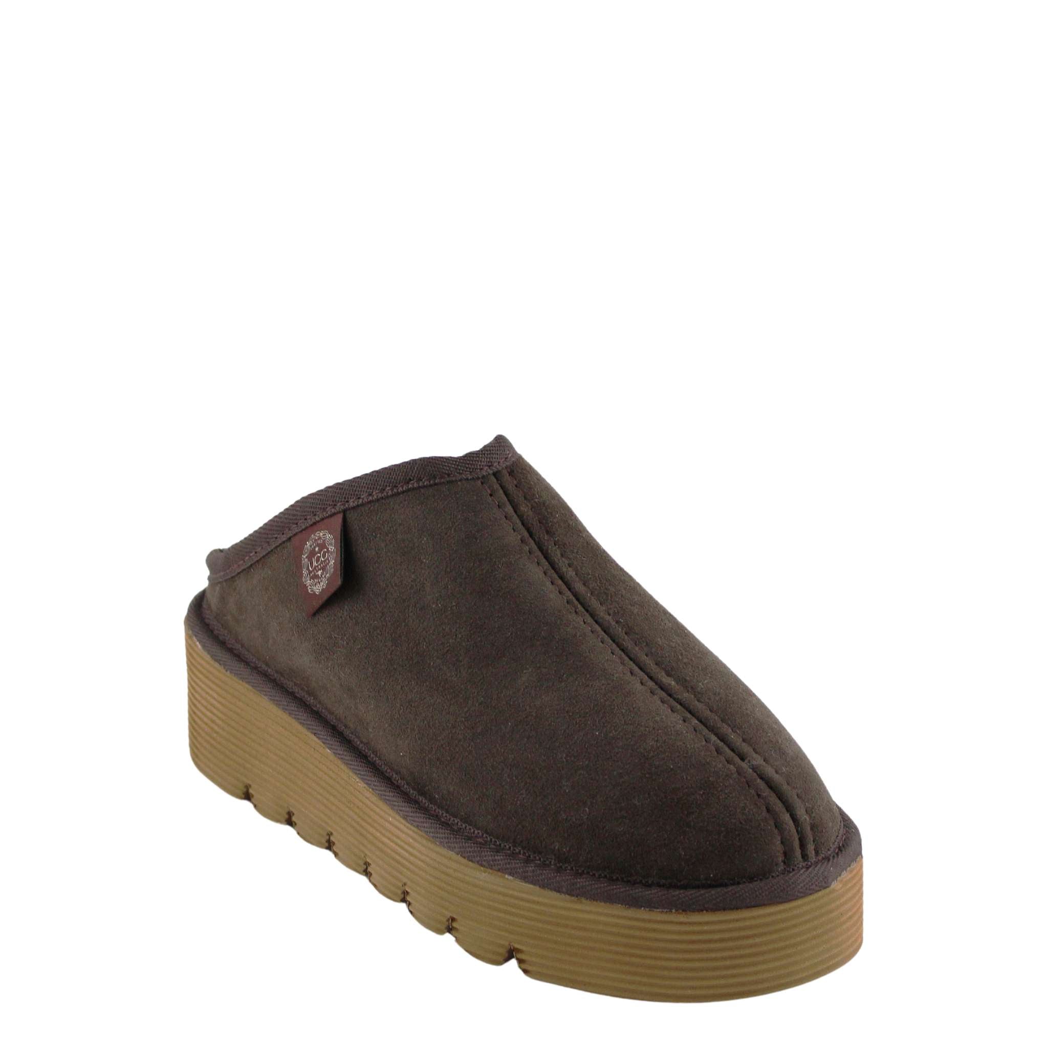 UGG Australia Platform Bobi Chocolate Front Twinface Sheepskin Australian Made UGG Boot