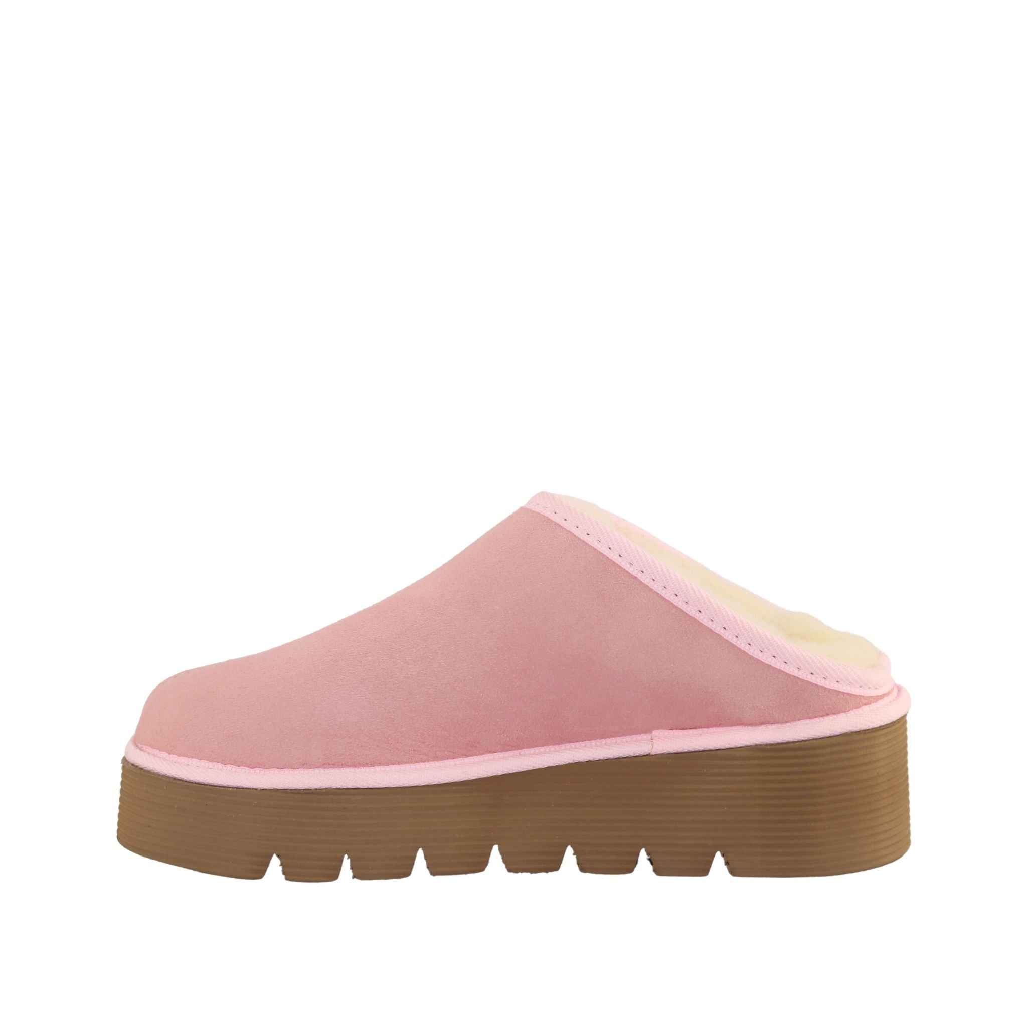 UGG Australia Platform Bobi Pink Side Inner Womens Australian Made Sheepskin UGG Slipper