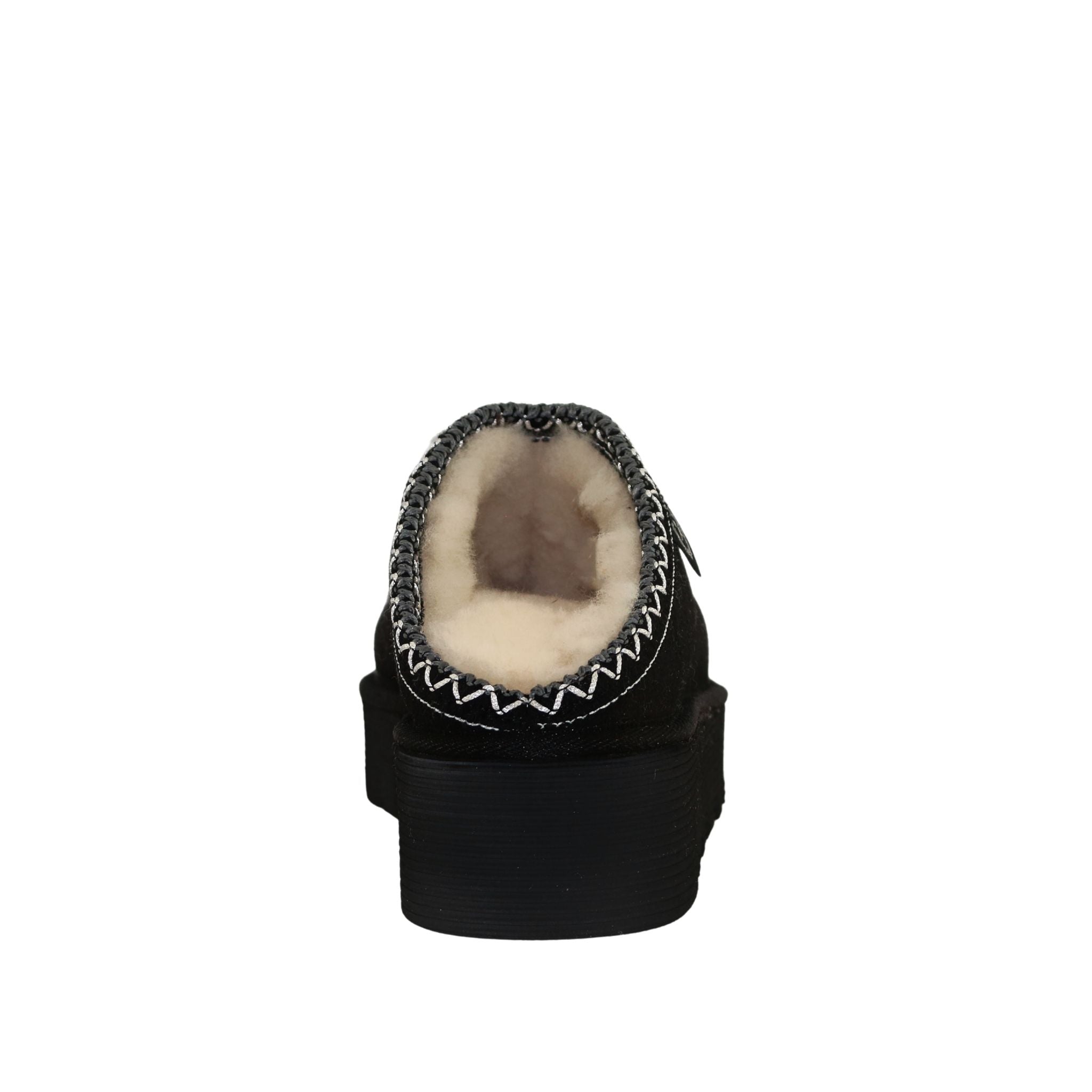UGG Australia Platform Bobi Tazz Black Black Back Womens Australian Made Sheepskin UGG Slipper