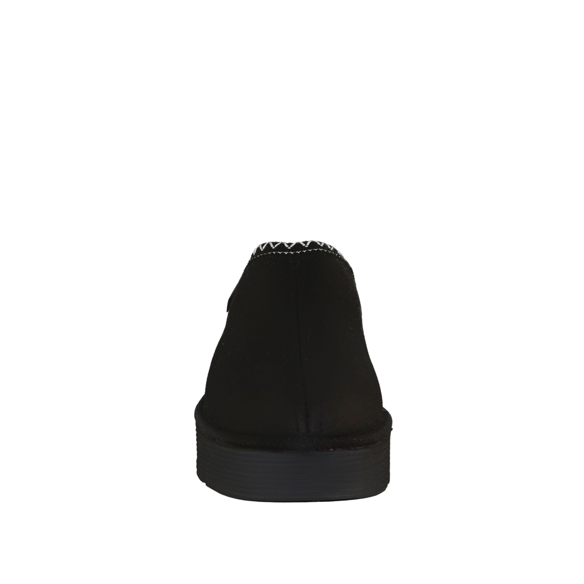 UGG Australia Platform Bobi Tazz Black Black Front Womens Australian Made Sheepskin UGG Slipper