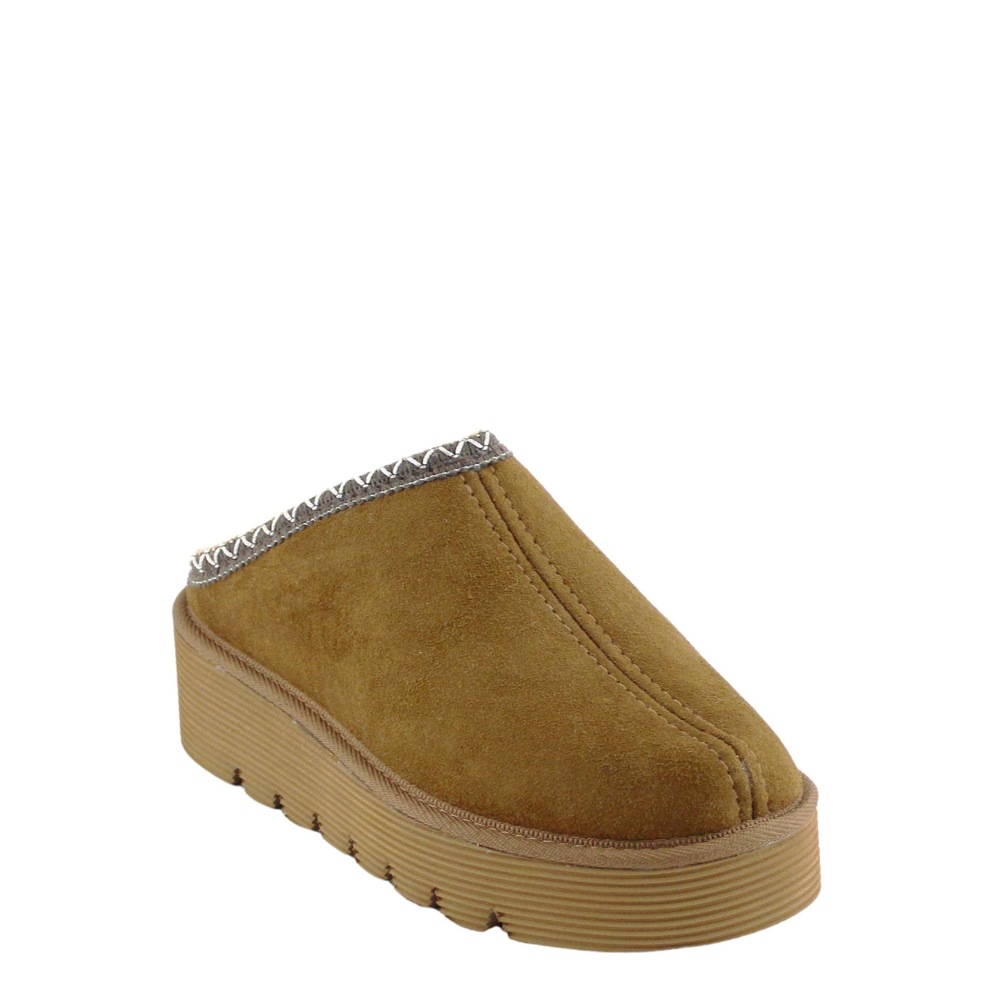 UGG Australia Platform Bobi Tazz Chestnut Chocolate Front Twinface Sheepskin Australian Made UGG Boot