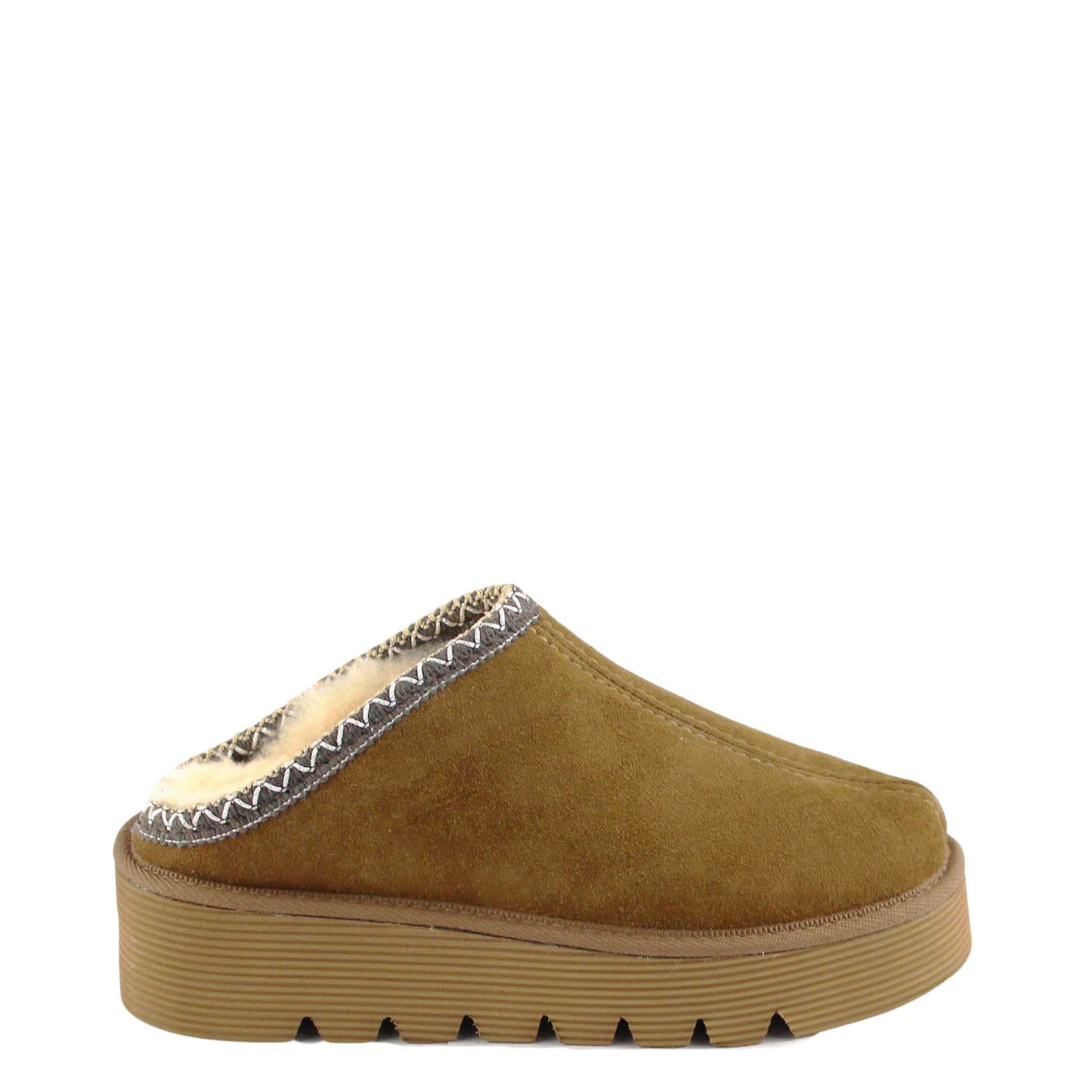 UGG Australia Platform Bobi Tazz Chestnut Chocolate Side Twinface Sheepskin Australian Made UGG Boot