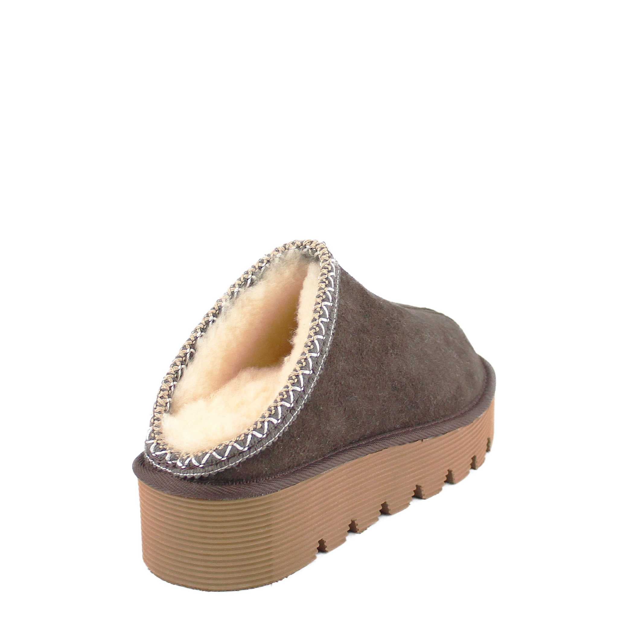 UGG Australia Platform Bobi Tazz Chocolate Chocolate Back Twinface Sheepskin Australian Made UGG Boot