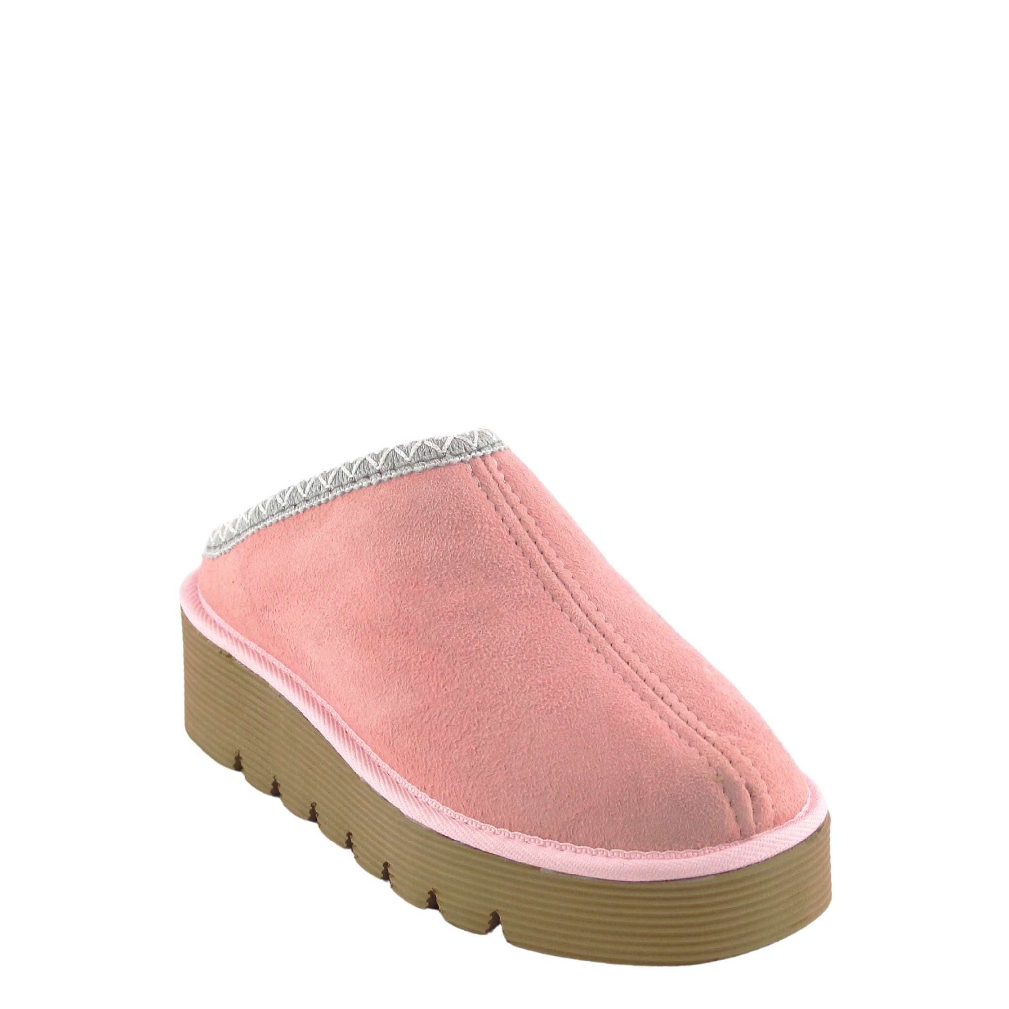 UGG Australia Platform Bobi Tazz Pink Grey Front Twinface Sheepskin Australian Made UGG Boot