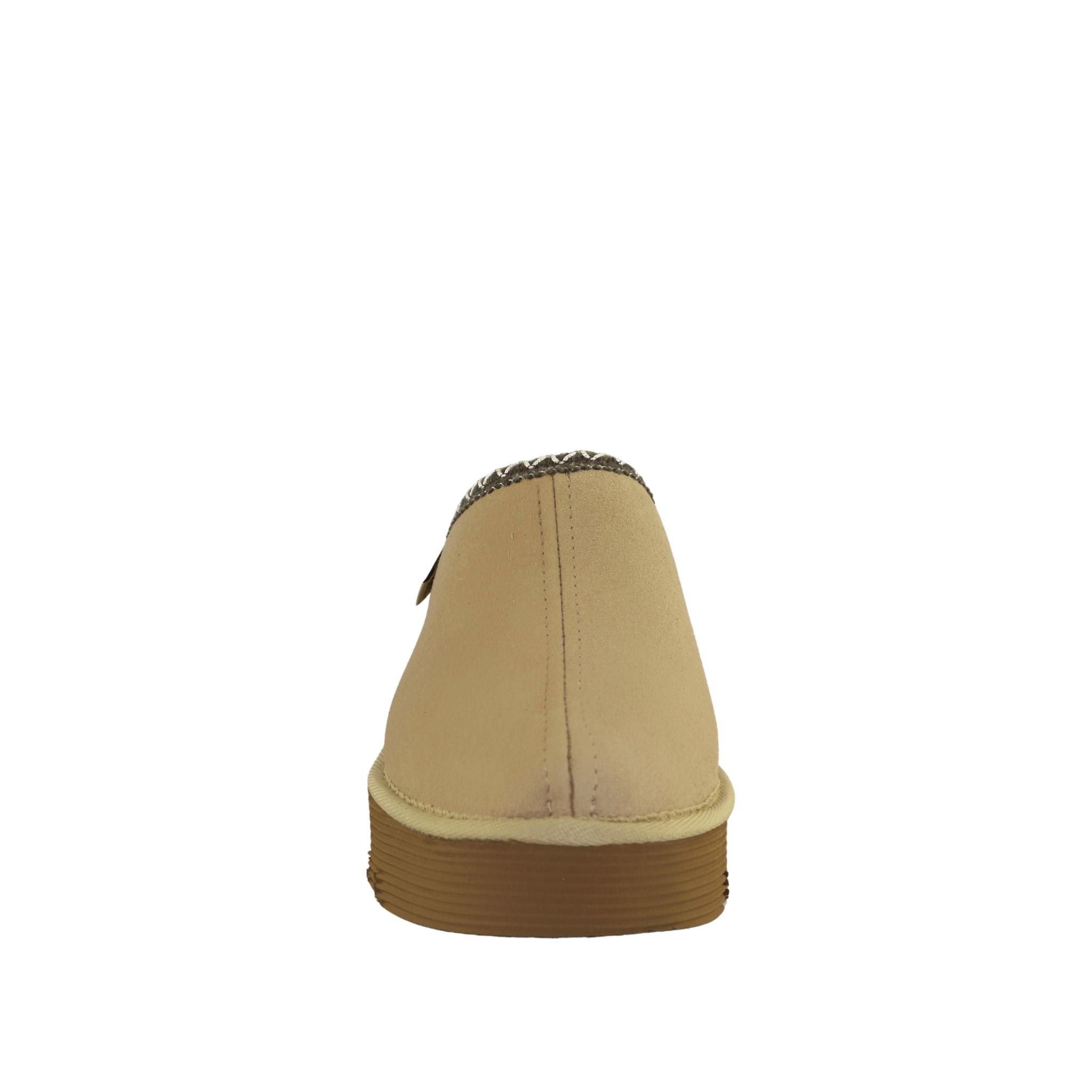 UGG Australia Platform Bobi Tazz Sand Chocolate Front Womens Australian Made Sheepskin UGG Slipper