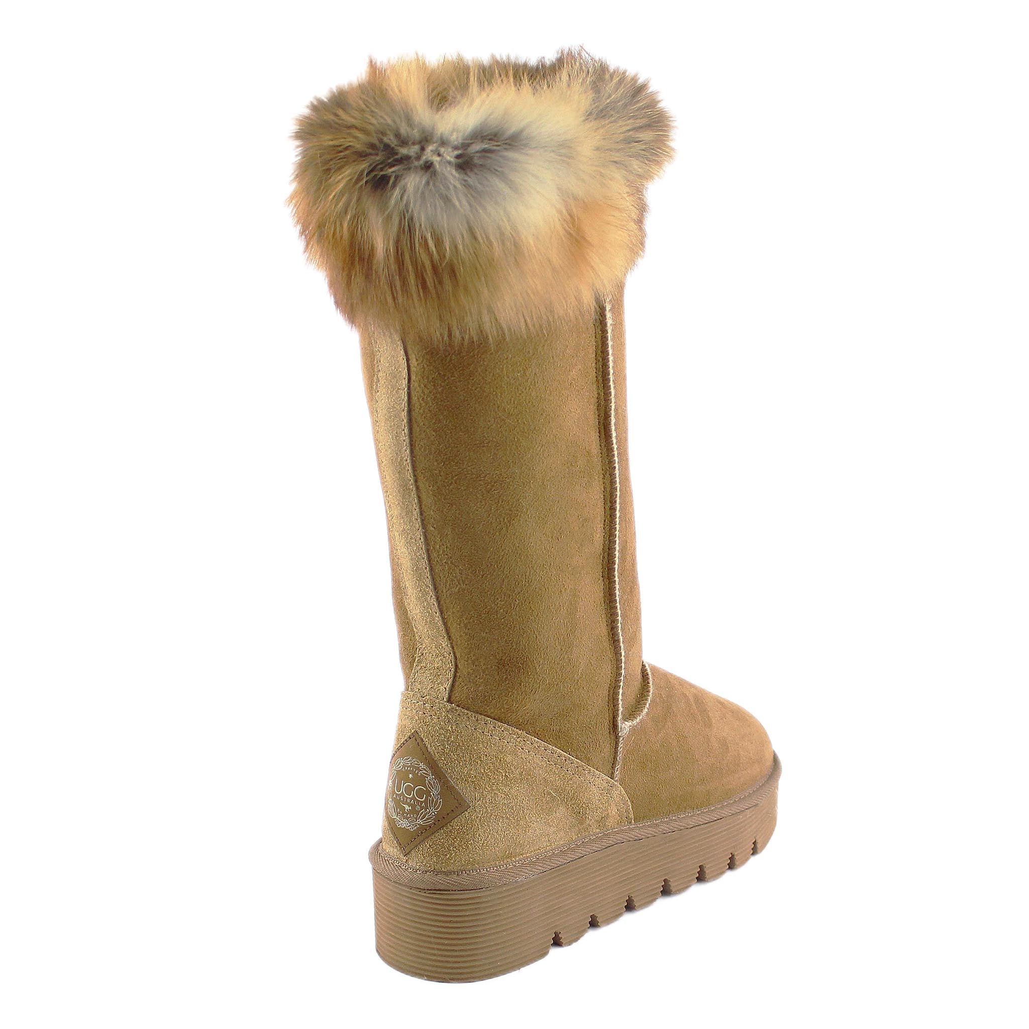 Platform Fox Long Chestnut