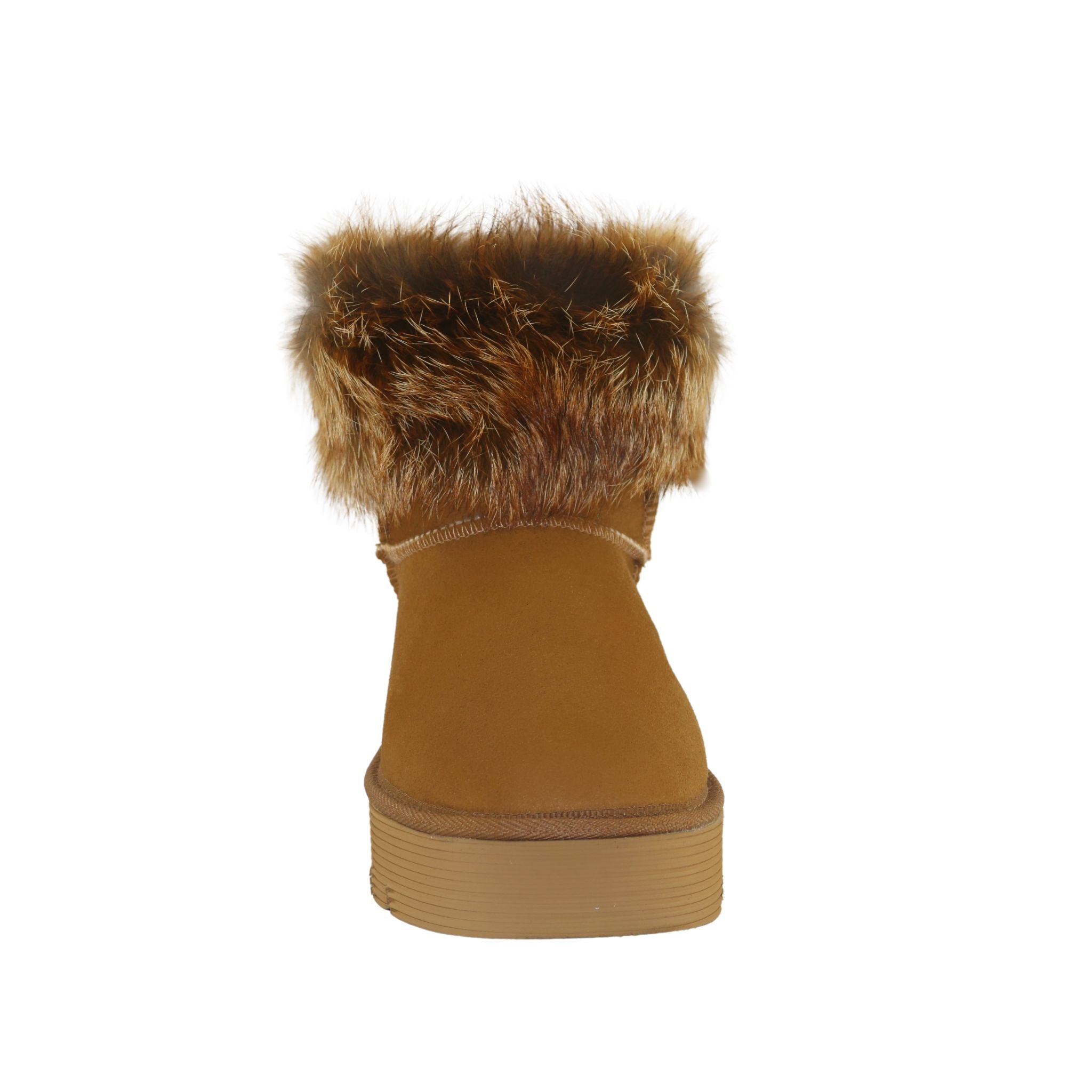 UGG Australia Platform Fox Mini Chestnut Front Womens Australian Made Sheepskin UGG Boot