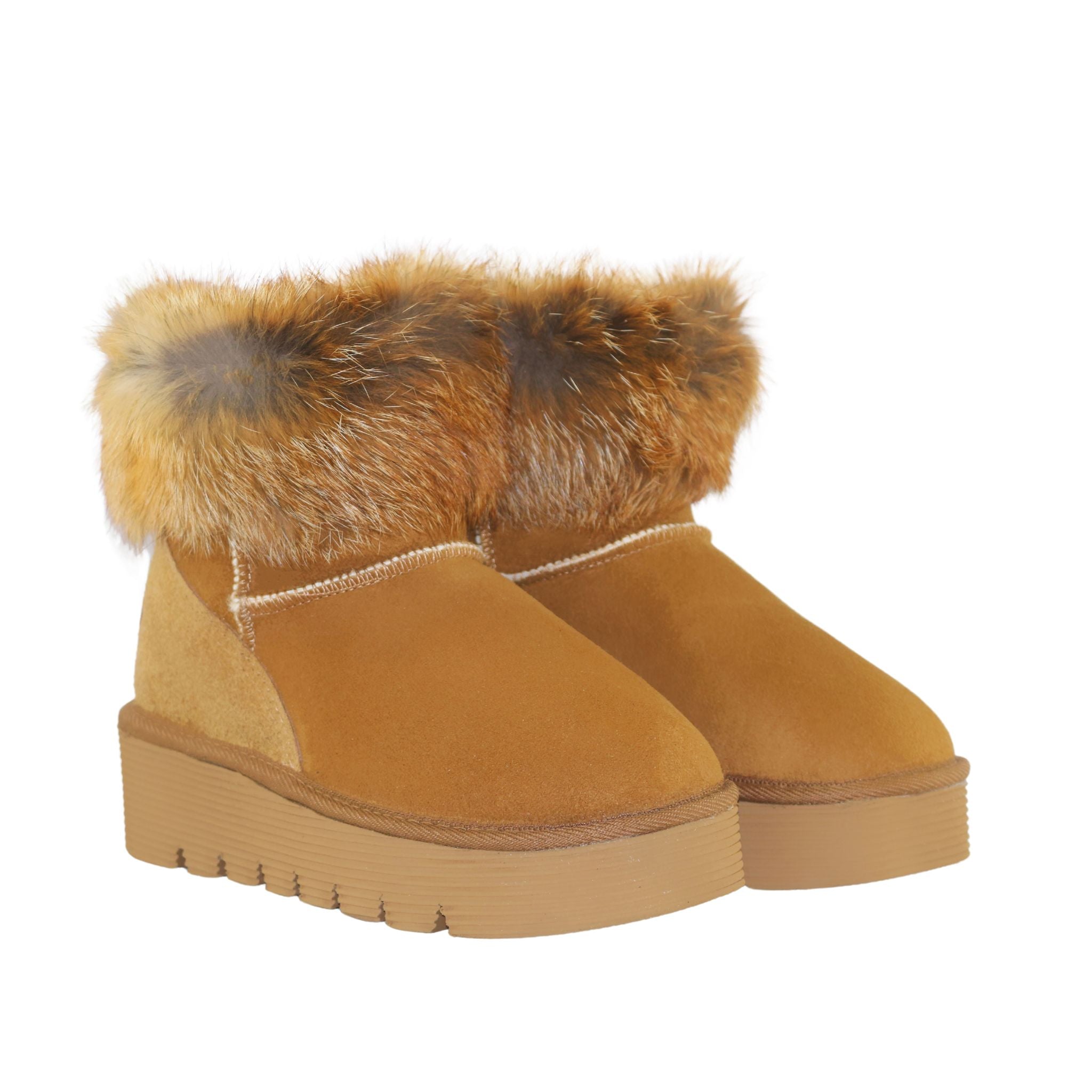 UGG Australia Platform Fox Mini Chestnut | Womens Platform UGG Boots