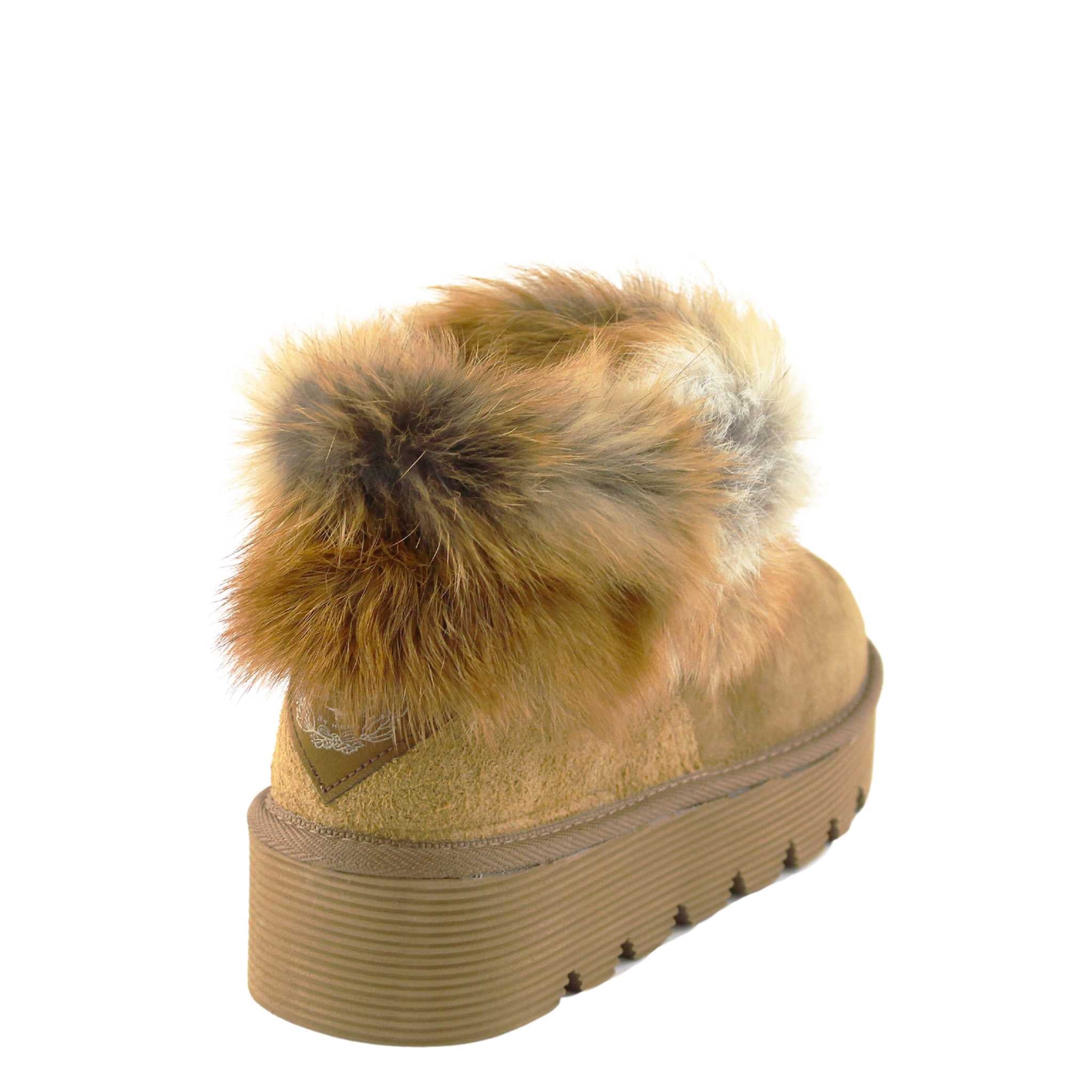 UGG Australia Platform Fox Ultra Chestnut Back Twinface Sheepskin Australian Made UGG Boot