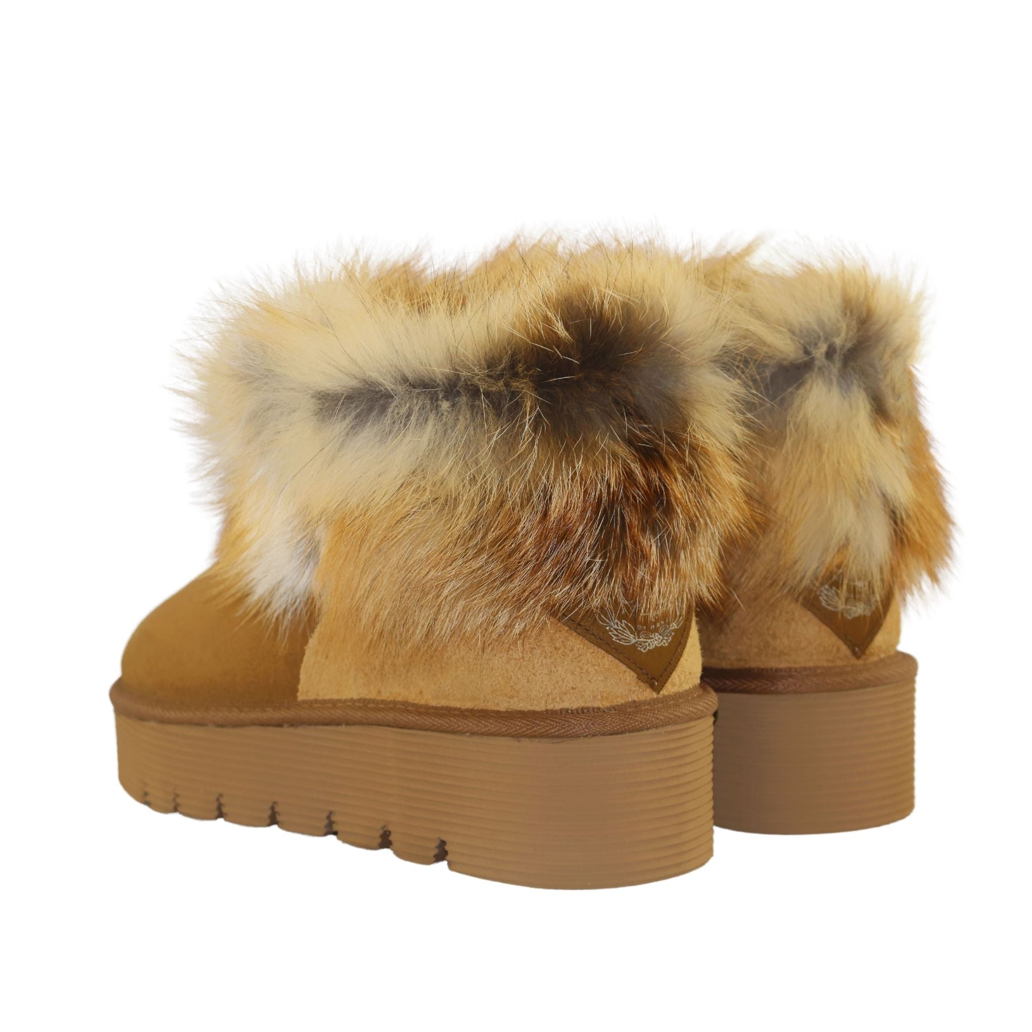 UGG Australia Platform Fox Ultra Chestnut Pairs Back Womens Australian Made Sheepskin UGG Boot