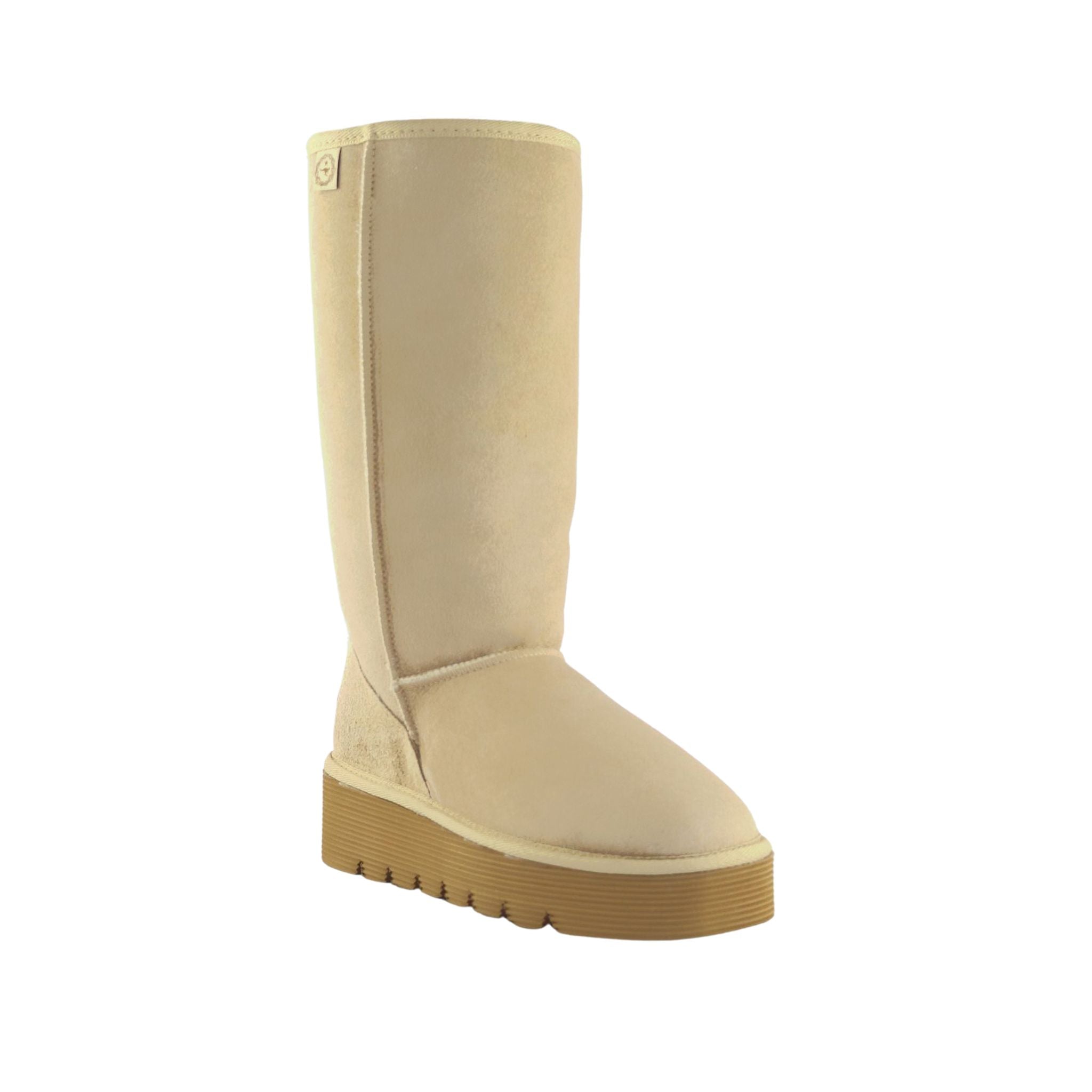 UGG Australia Platform Long Sand Front 120 Womens Australian Made Sheepskin UGG Boot