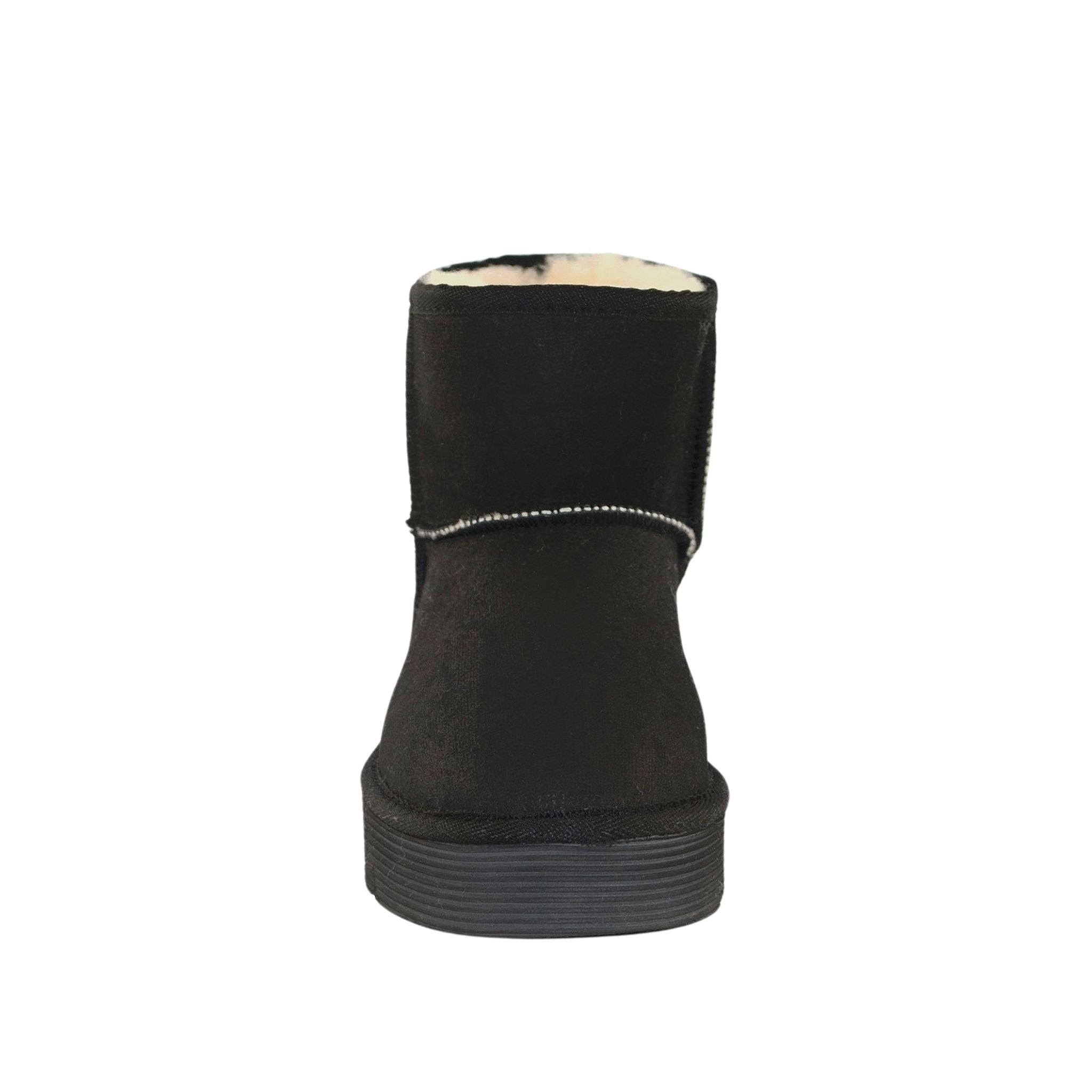 UGG Australia Platform Mini Black Front Womens Australian Made Sheepskin UGG Boot