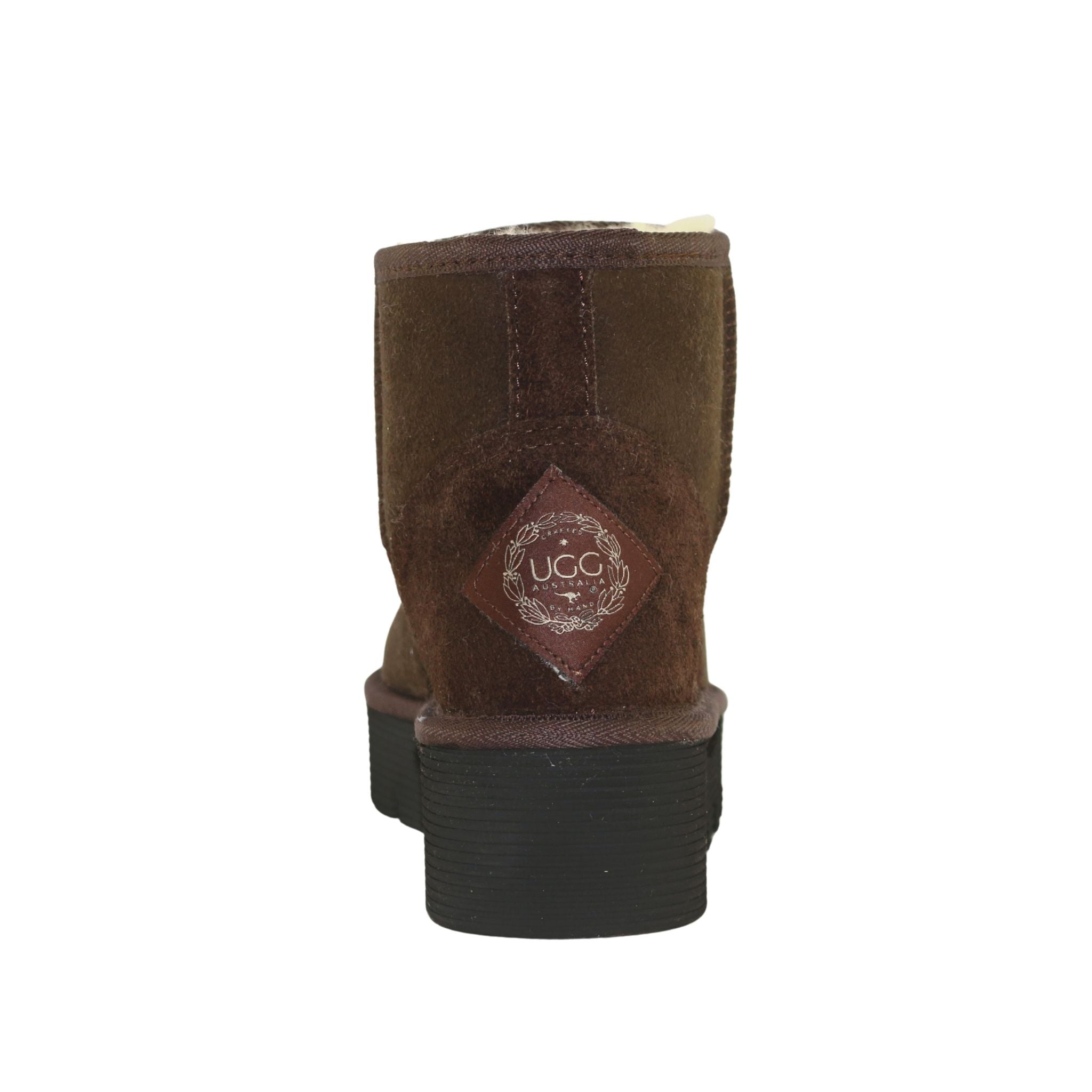 UGG Australia Platform Mini Chocolate Back Womens Australian Made Sheepskin UGG Boot