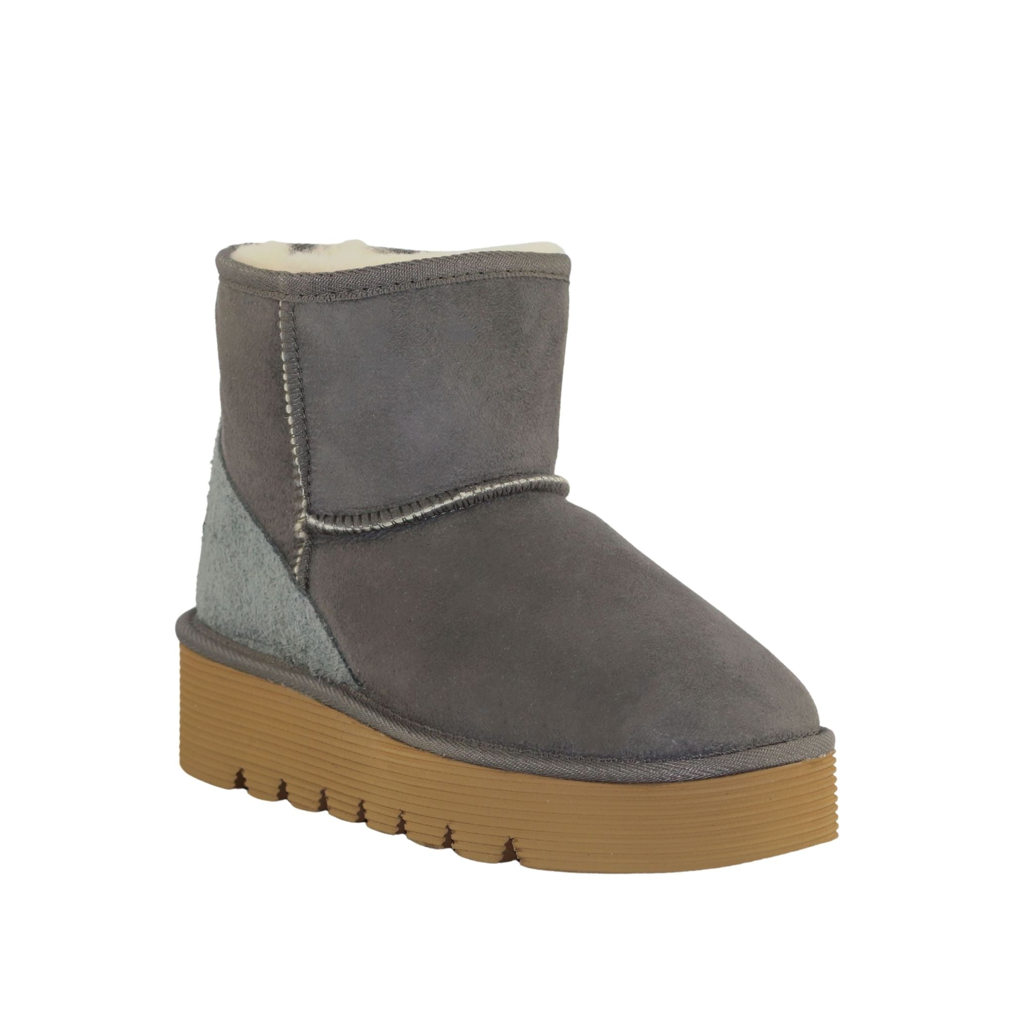 UGG Australia Platform Mini Grey Front 120 Womens Australian Made Sheepskin UGG Boot