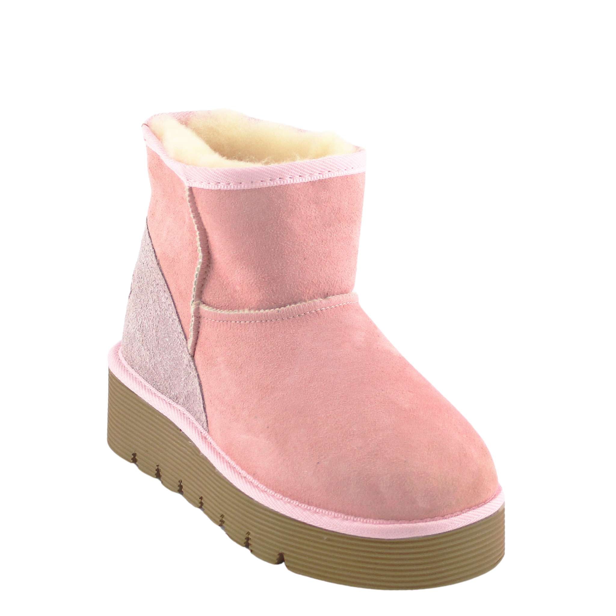 UGG Australia Platform Mini Pink Front Twinface Sheepskin Australian Made UGG Boot