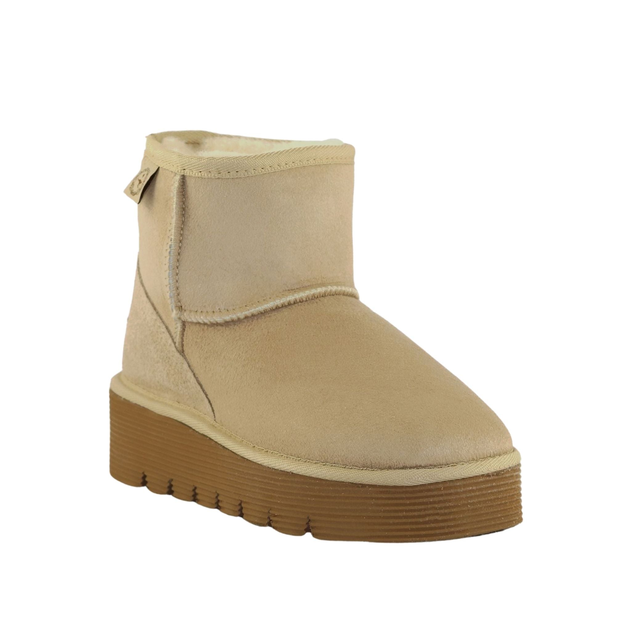 UGG Australia Platform Mini Sand Front 120 Womens Australian Made Sheepskin UGG Boot