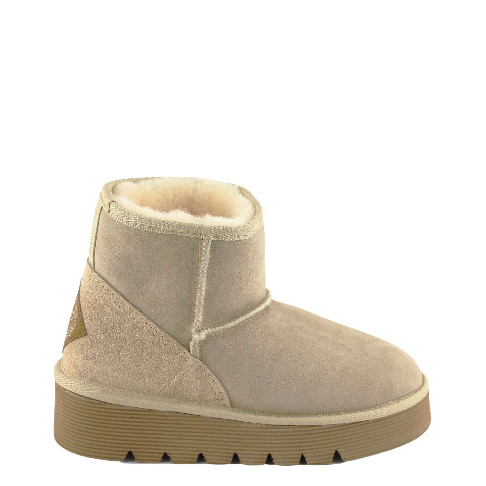 UGG Australia Platform Mini Sand Side Twinface Sheepskin Australian Made UGG Boot