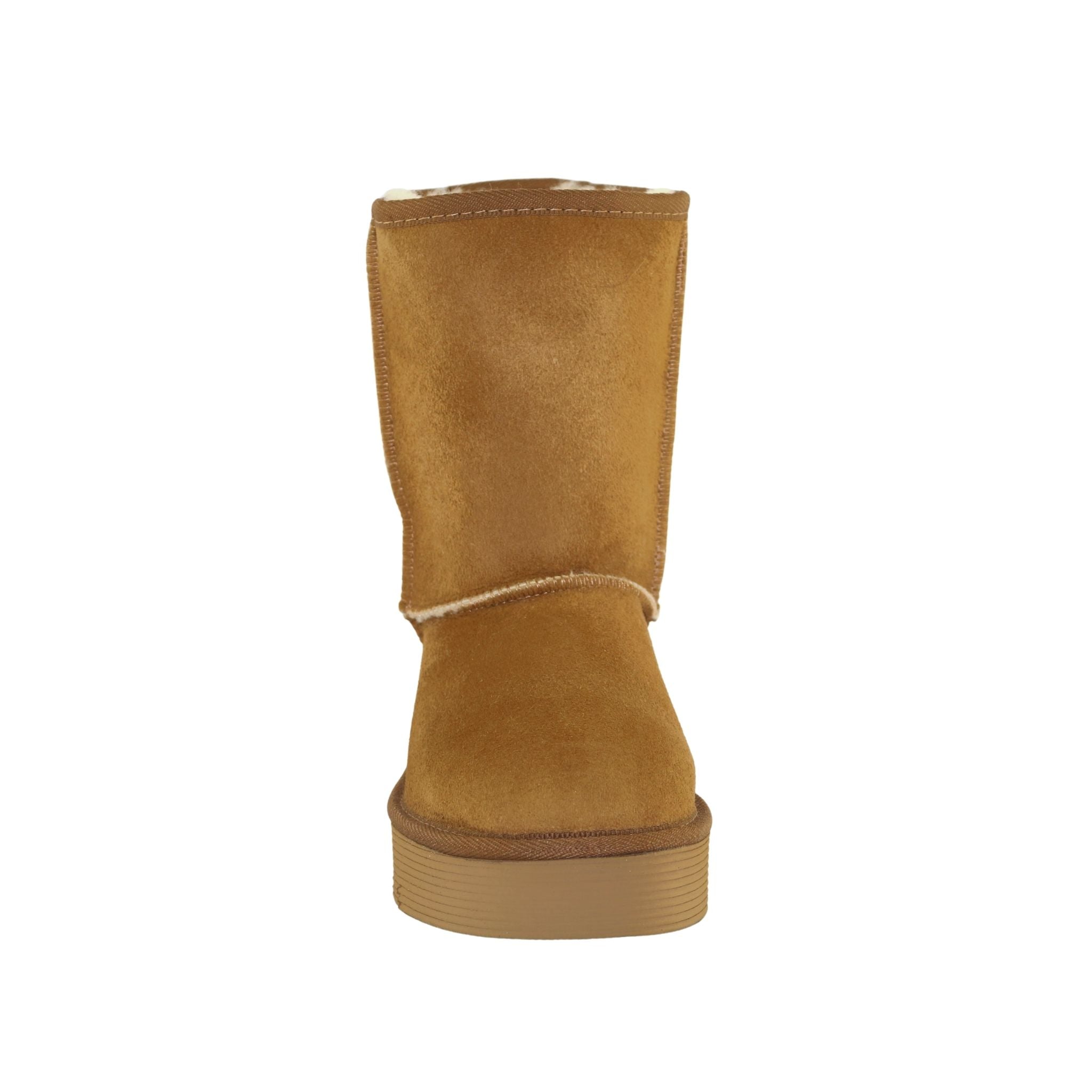UGG Australia Platform Short Chestnut Front Womens Australian Made Sheepskin UGG Boot