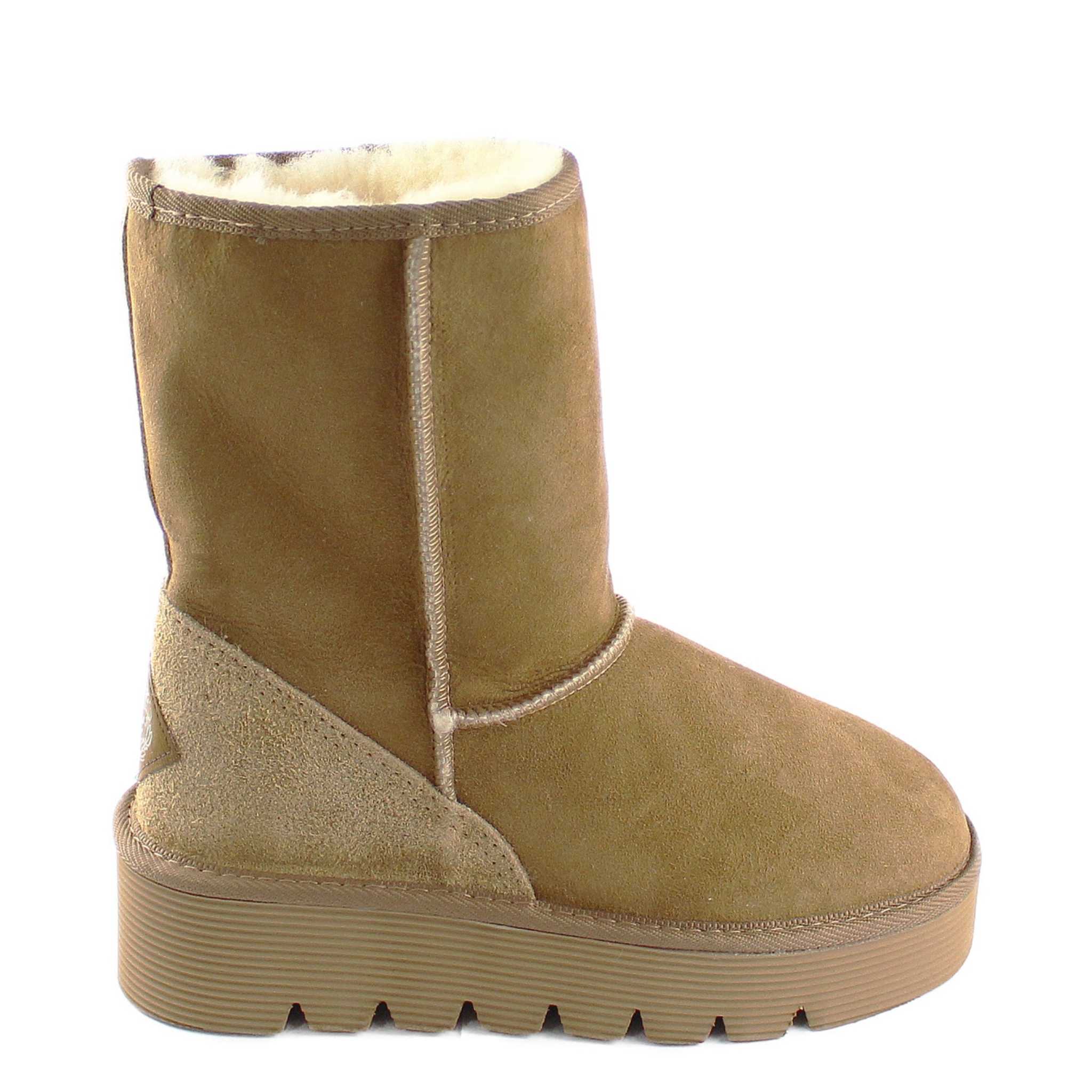 Boots Outlet Uggs Boots Wide Sizes Platform Short Chestnut – UGG