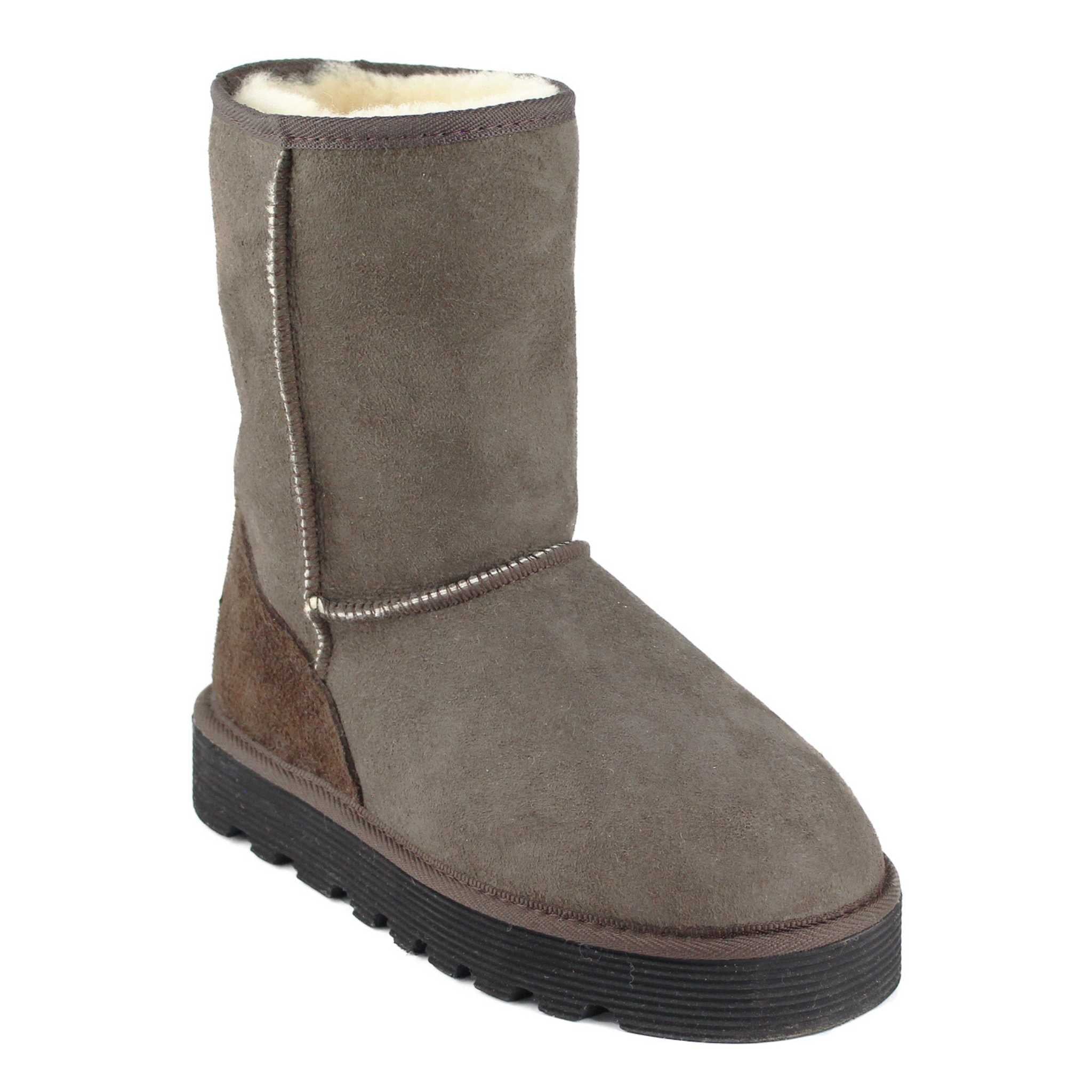 UGG Australia Platform Short Chocolate Front Twinface Sheepskin Australian Made UGG Boot