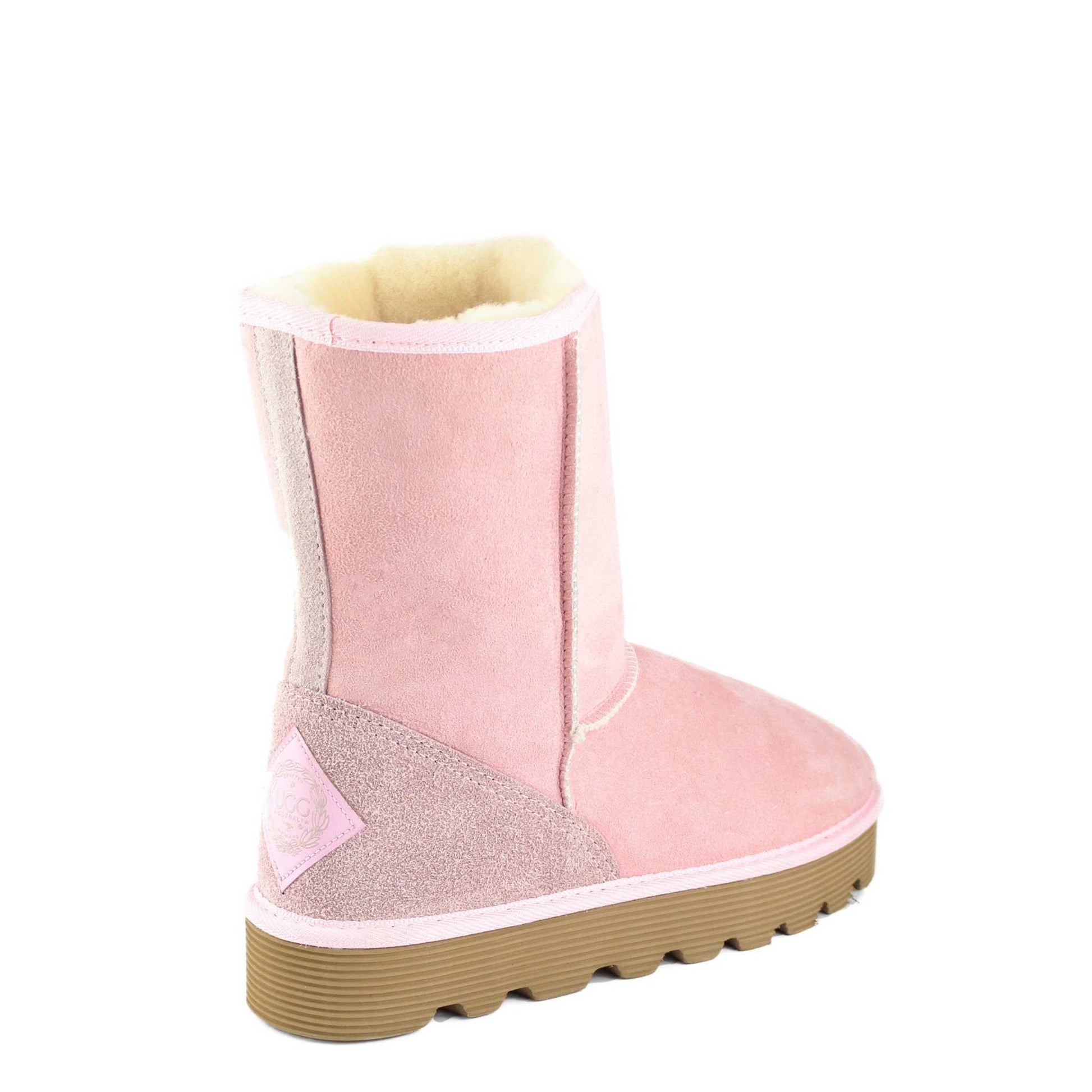 UGG Australia Platform Short Pink Back Twinface Sheepskin Australian Made UGG Boot