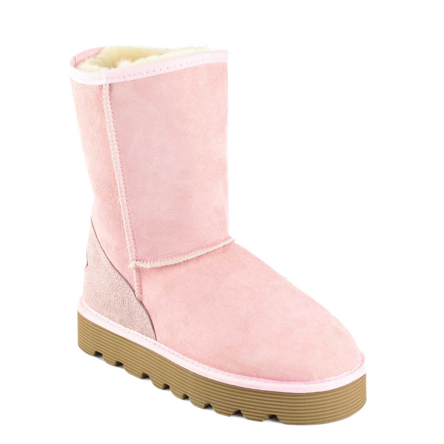 UGG Australia Platform Short Pink Front Twinface Sheepskin Australian Made UGG Boot