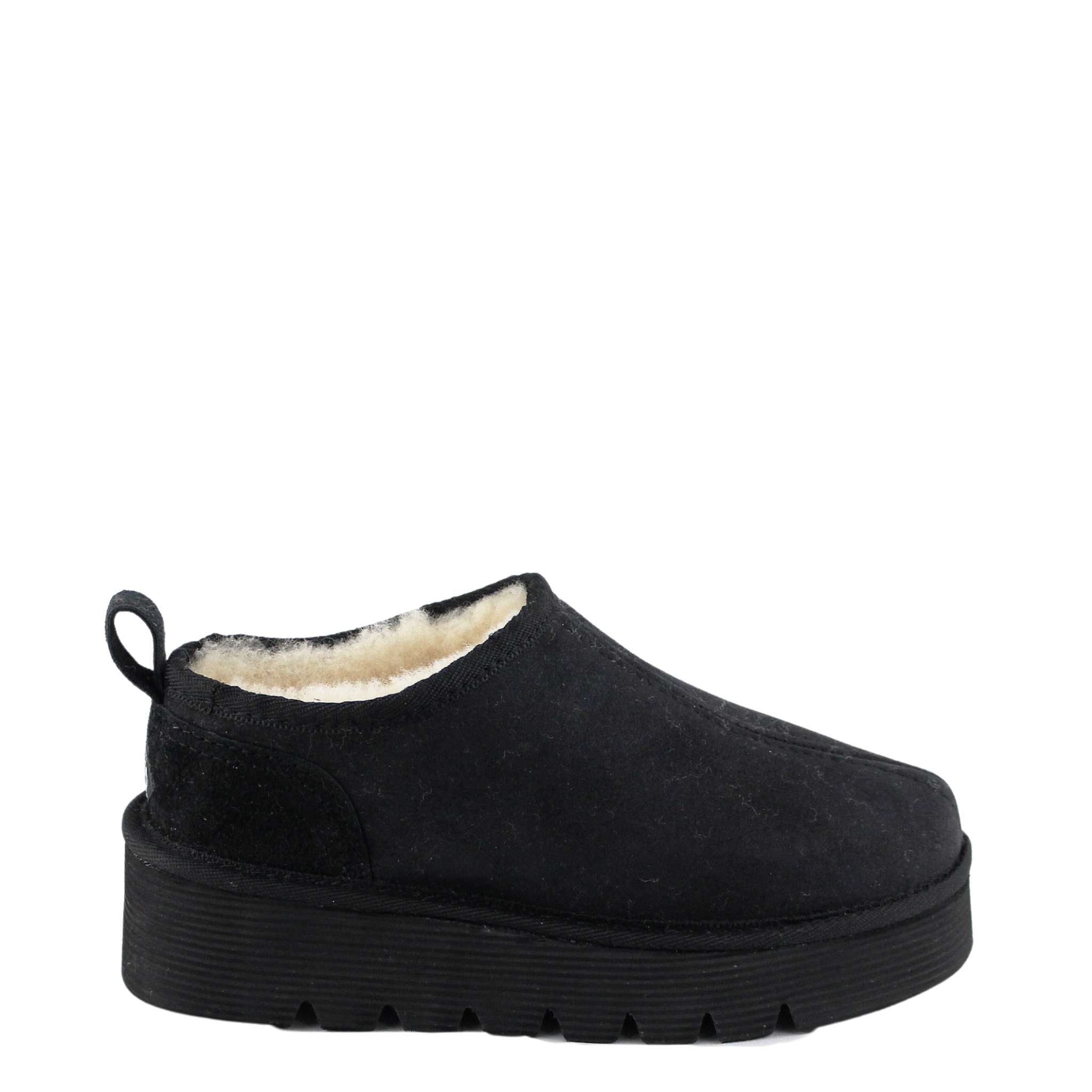 UGG Australia Platform Tasman Black Side Twinface Sheepskin Australian Made UGG Boot