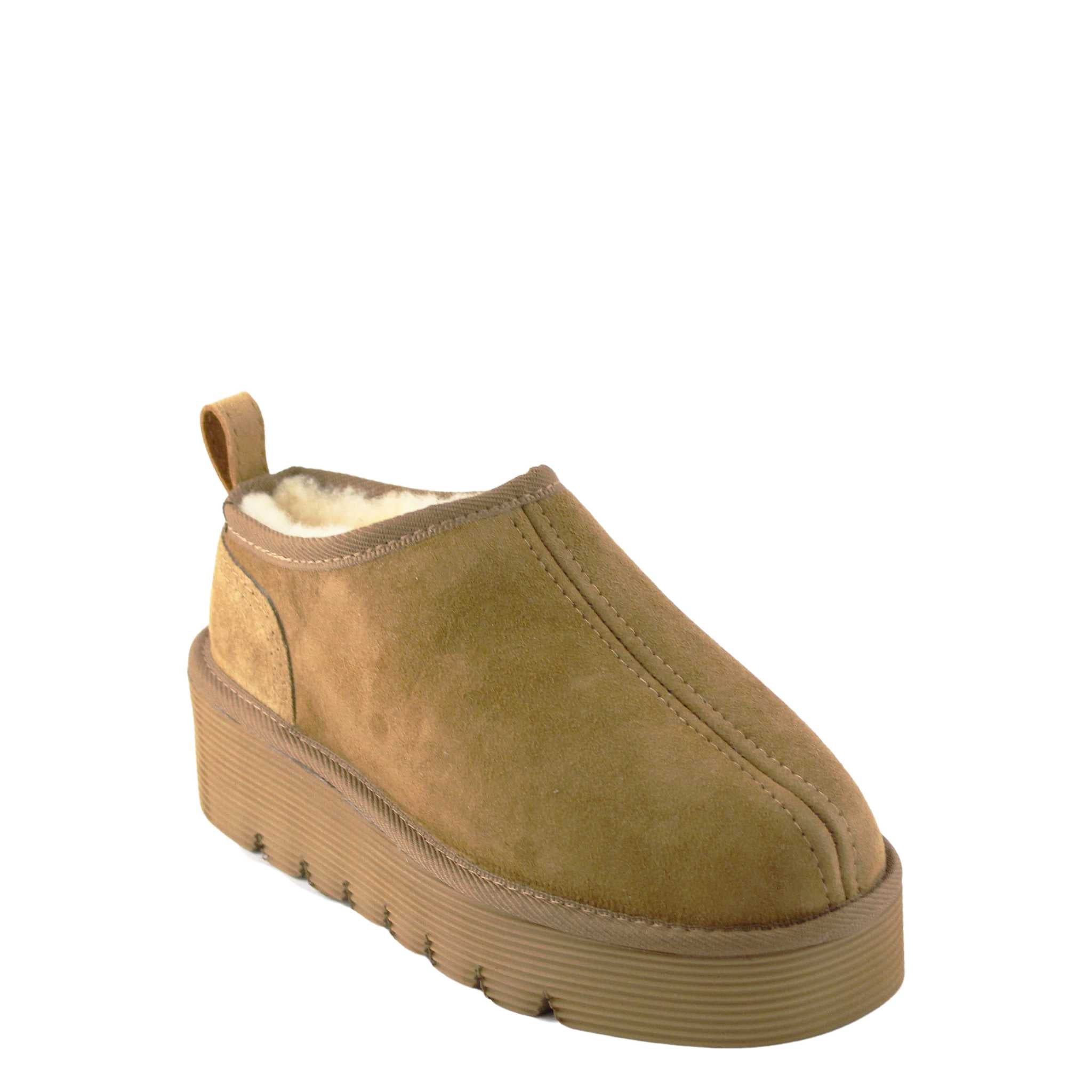 UGG Australia Platform Tasman Chestnut Front Twinface Sheepskin Australian Made UGG Boot