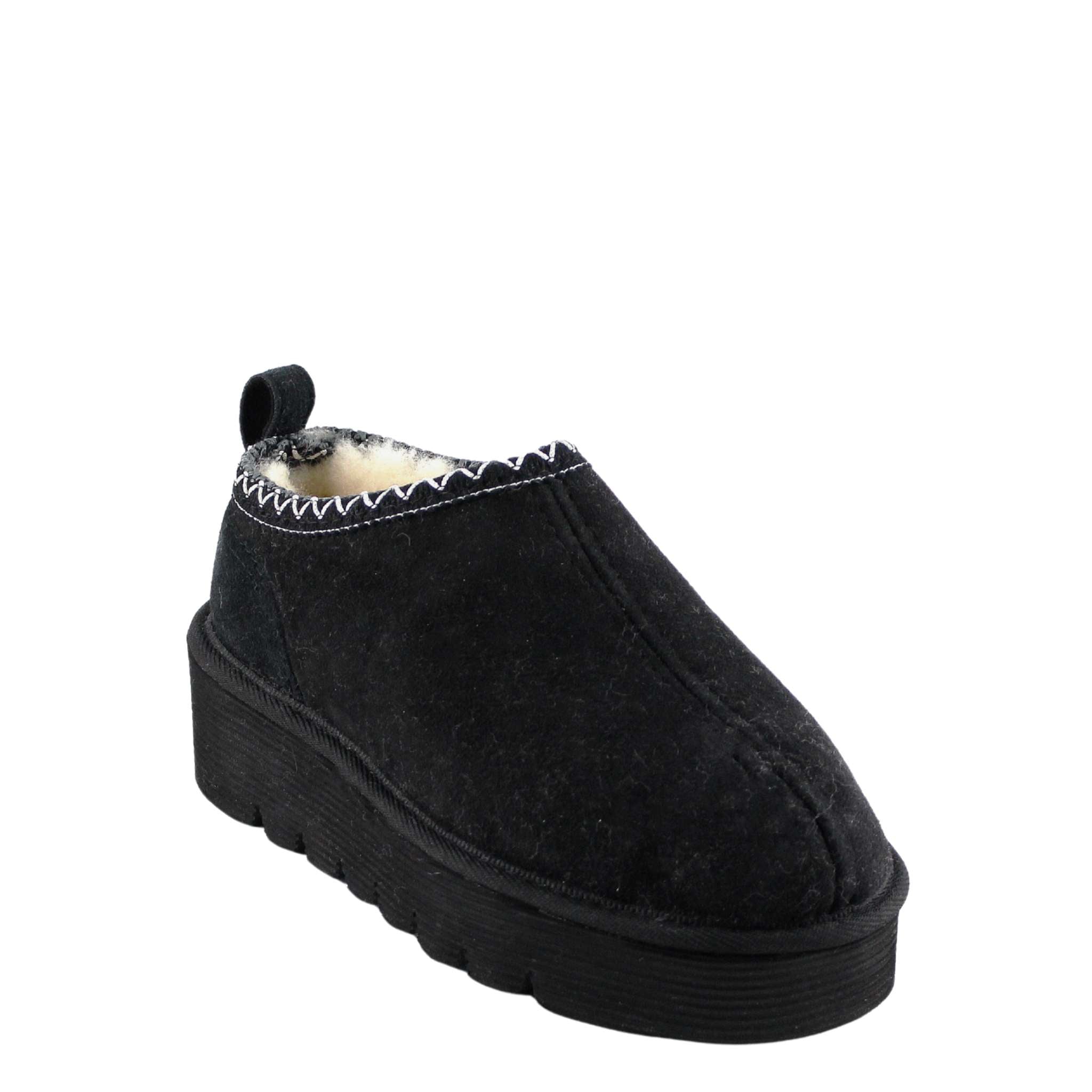 UGG Australia Platform Tasman Tazz Black Black Front Twinface Sheepskin Australian Made UGG Boot