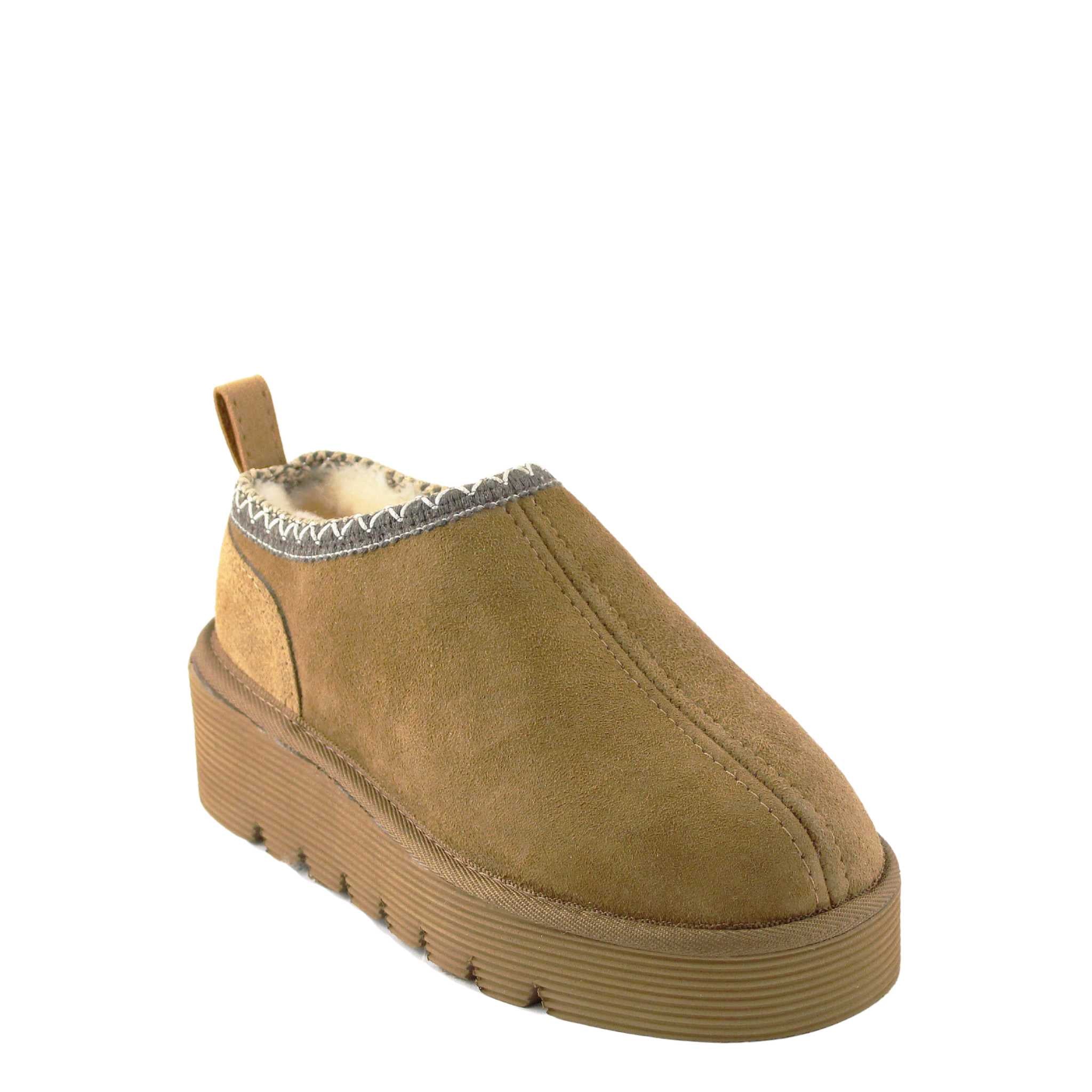 UGG Australia Platform Tasman Tazz Chestnut Chocolate Front Twinface Sheepskin Australian Made UGG Boot