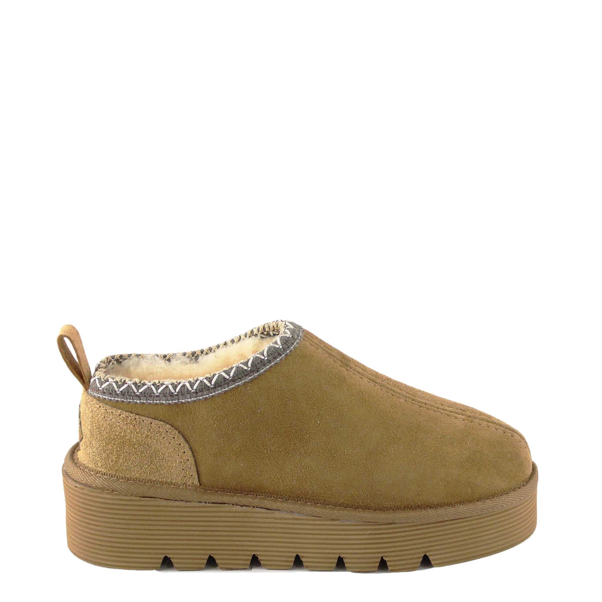 UGG Australia Platform Tasman Tazz Chestnut Chocolate Side Twinface Sheepskin Australian Made UGG Boot