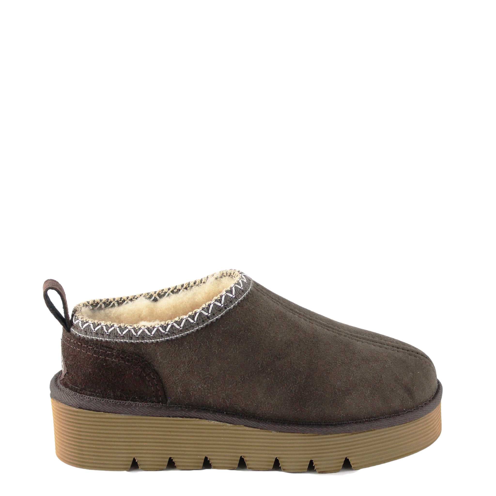 UGG Australia Platform Tasman Tazz Chocolate Chocolate Side Twinface Sheepskin Australian Made UGG Boot