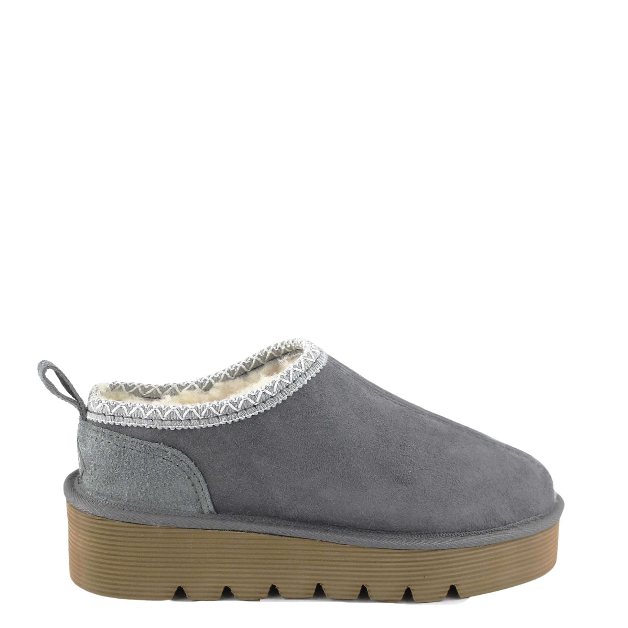UGG Australia Platform Tasman Tazz Grey Grey Side Twinface Sheepskin Australian Made UGG Boot