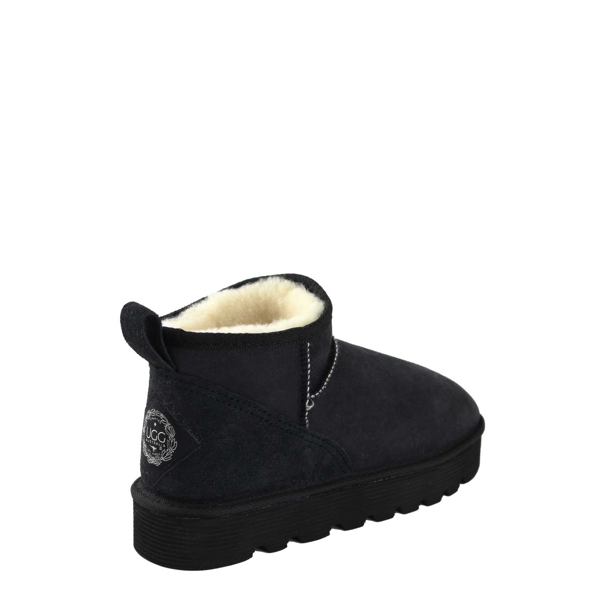 UGG Australia Platform Ultra Black Back Twinface Sheepskin Australian Made UGG Boot
