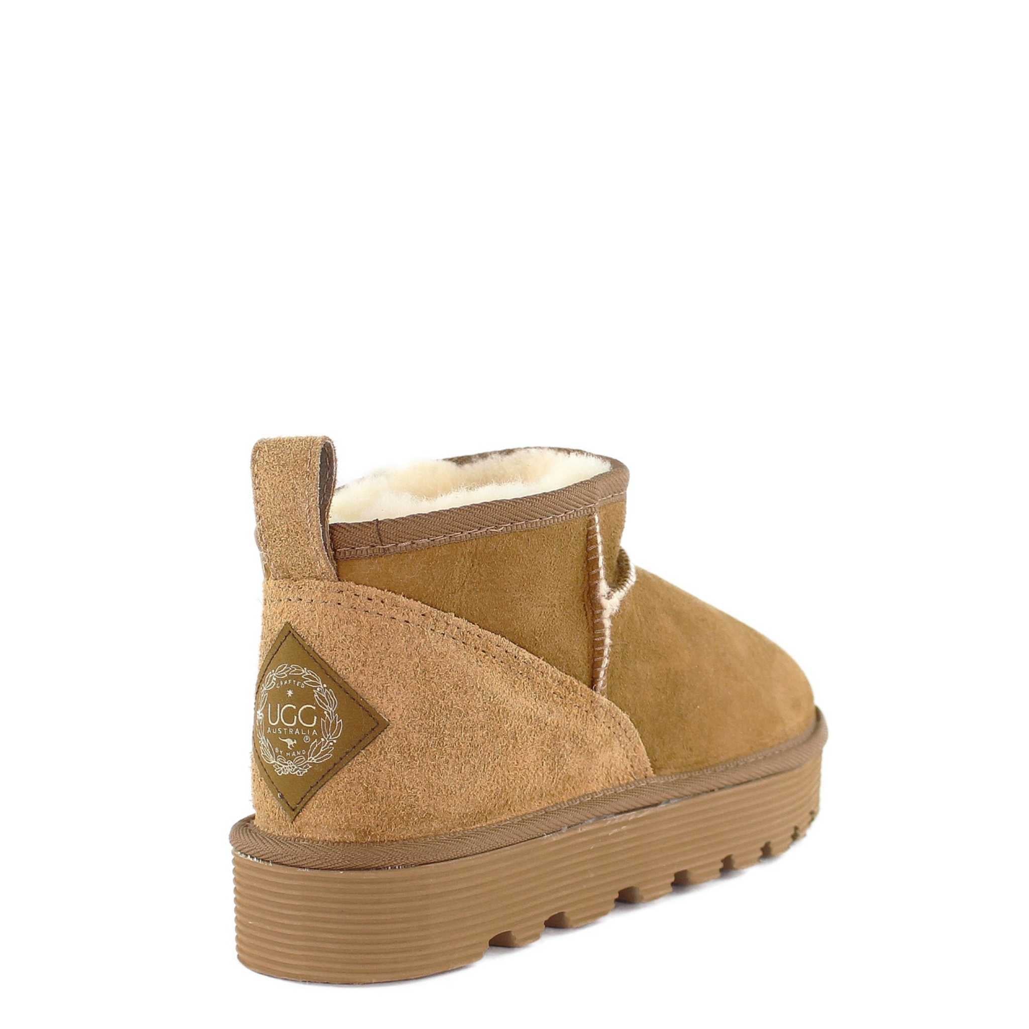 UGG Australia Platform Ultra Chestnut Back Twinface Sheepskin Australian Made UGG Boot