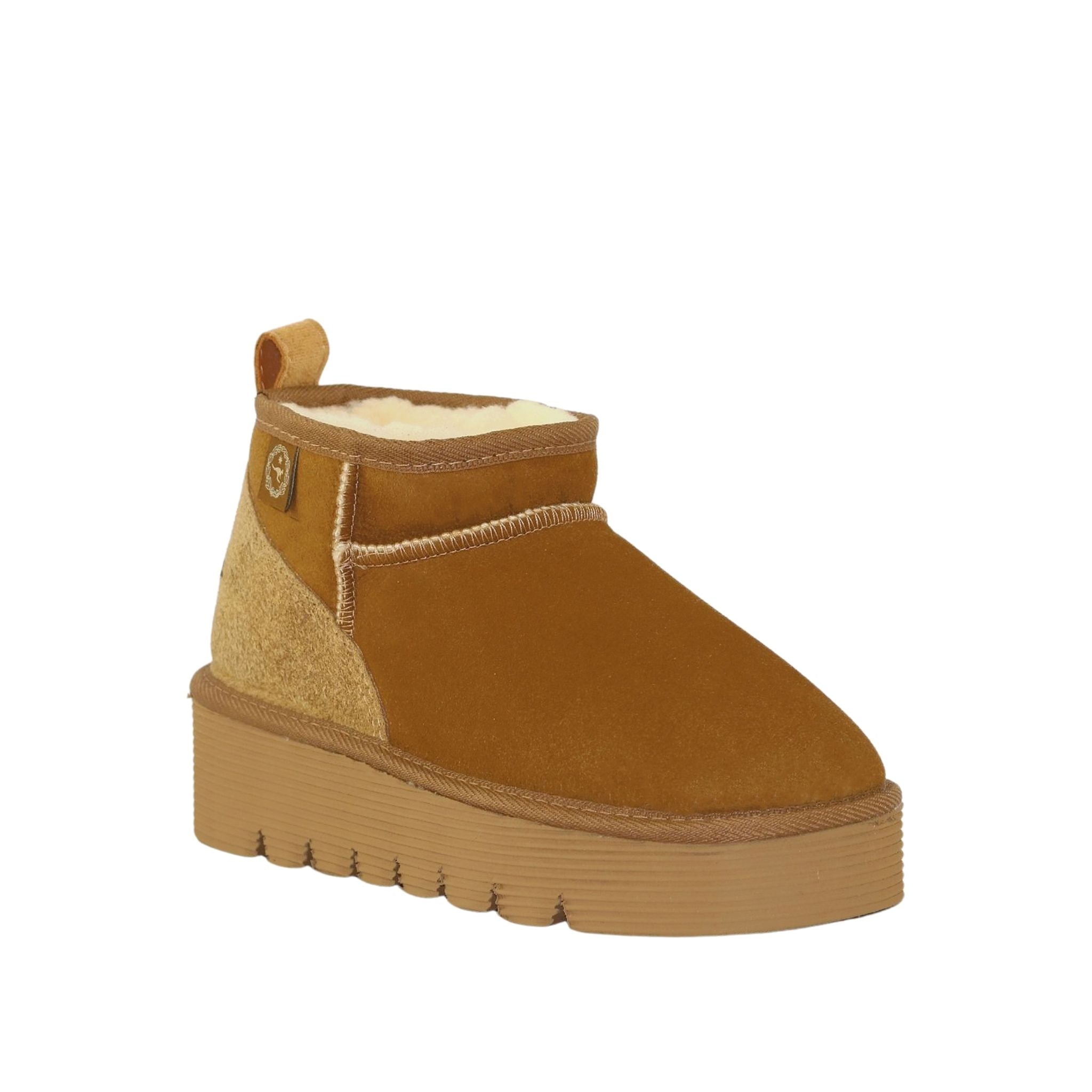 UGG Australia Platform Ultra Chestnut Front 120 Womens Australian Made Sheepskin UGG Boot