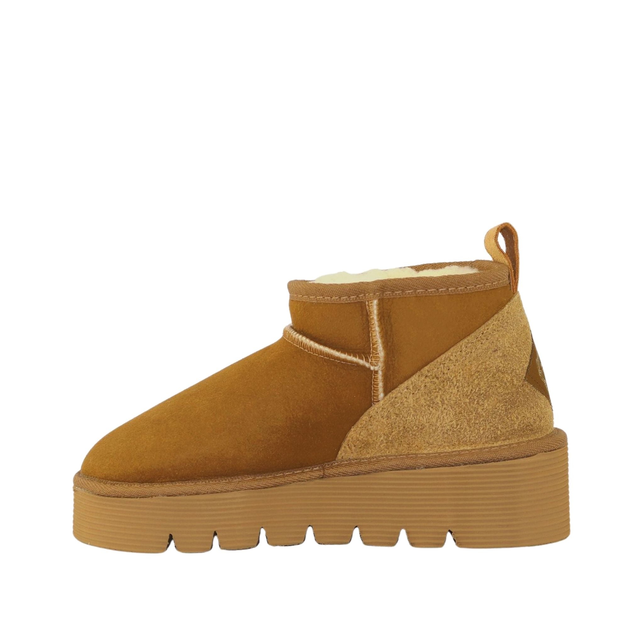 UGG Australia Platform Ultra Chestnut Side Inner Womens Australian Made Sheepskin UGG Boot