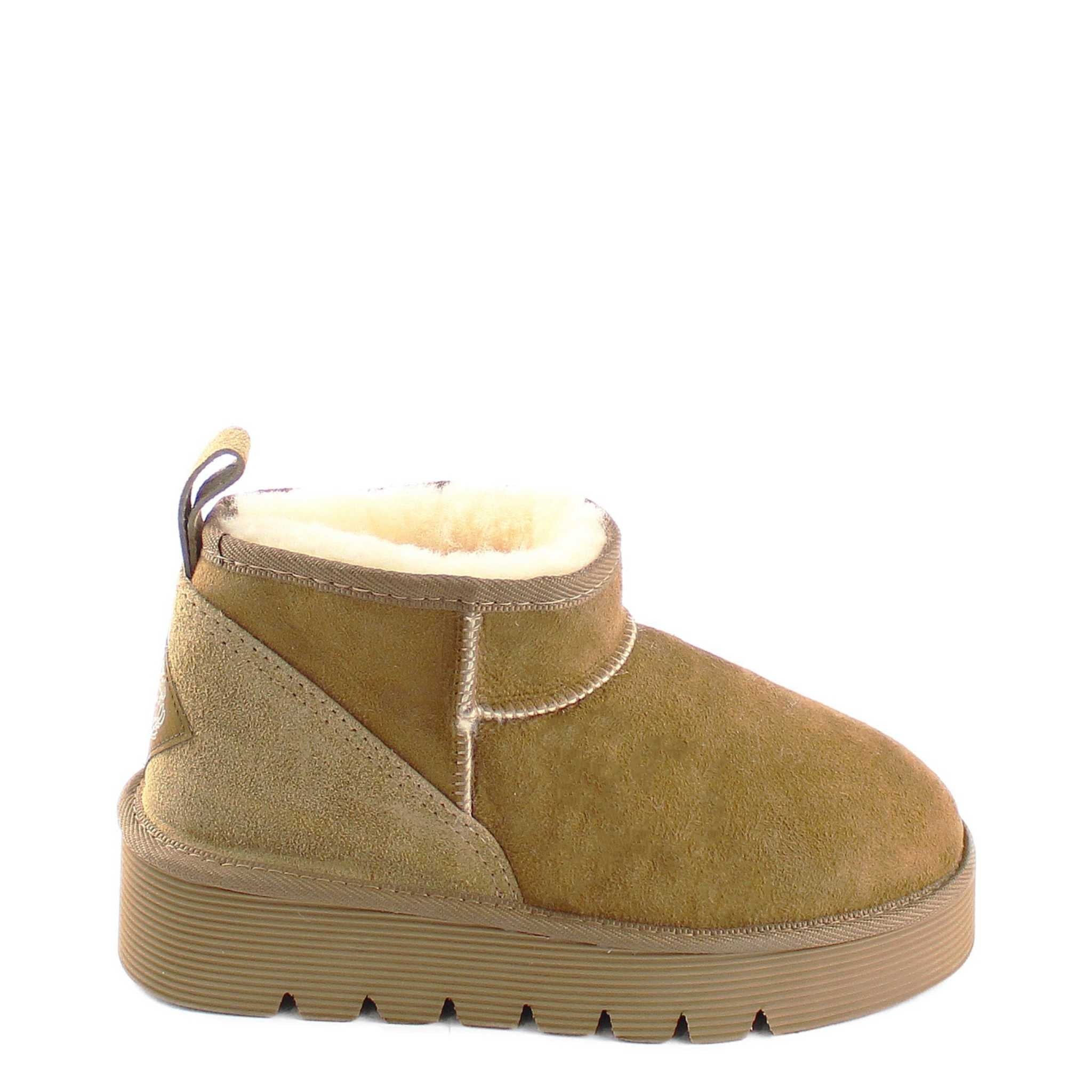 UGG Australia Platform Ultra Chestnut Side Twinface Sheepskin Australian Made UGG Boot