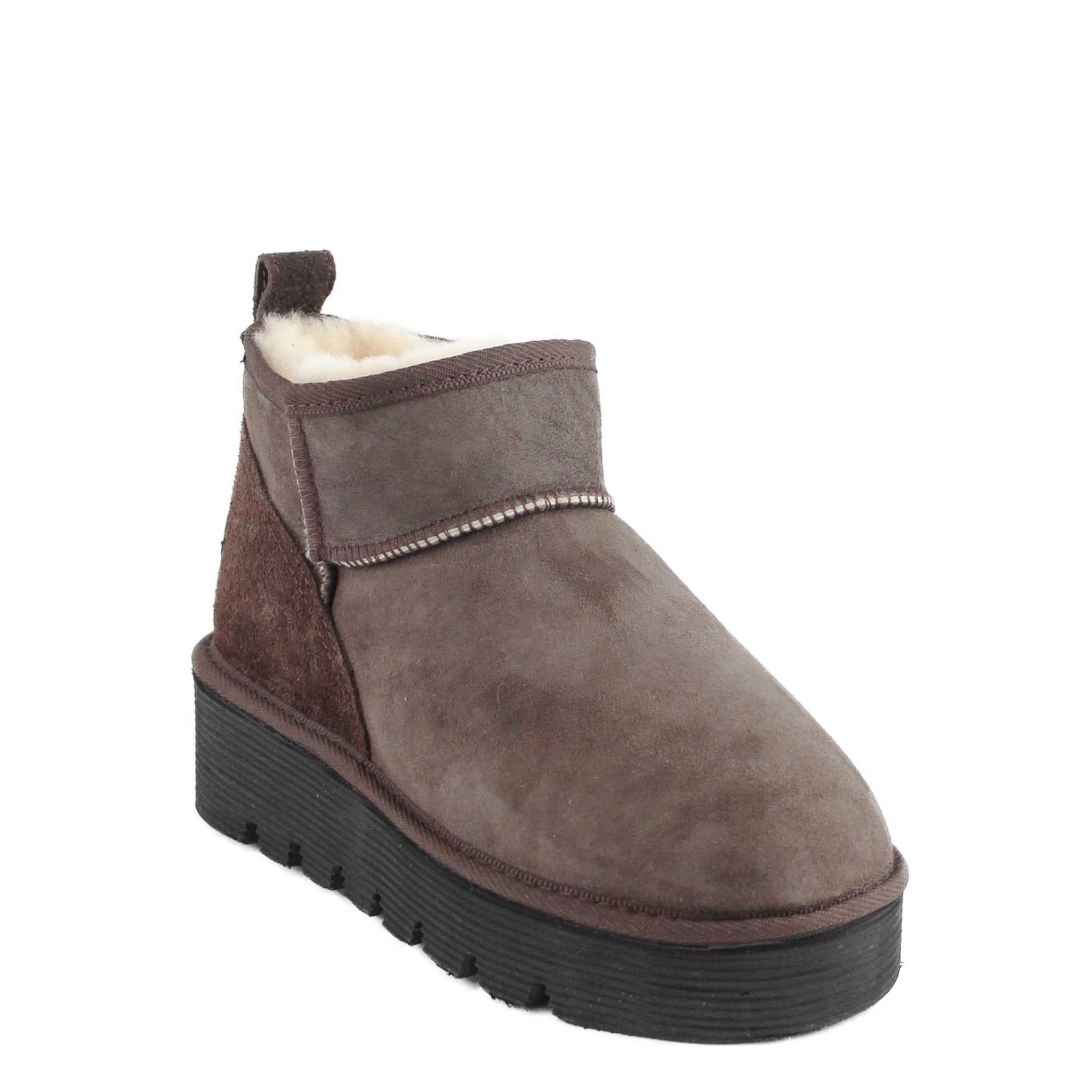 UGG Australia Platform Ultra Chocolate Front Twinface Sheepskin Australian Made UGG Boot