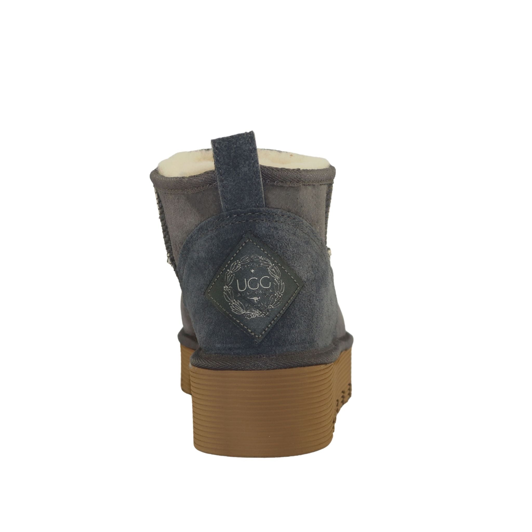 UGG Australia Platform Ultra Grey Back Womens Australian Made Sheepskin UGG Boot