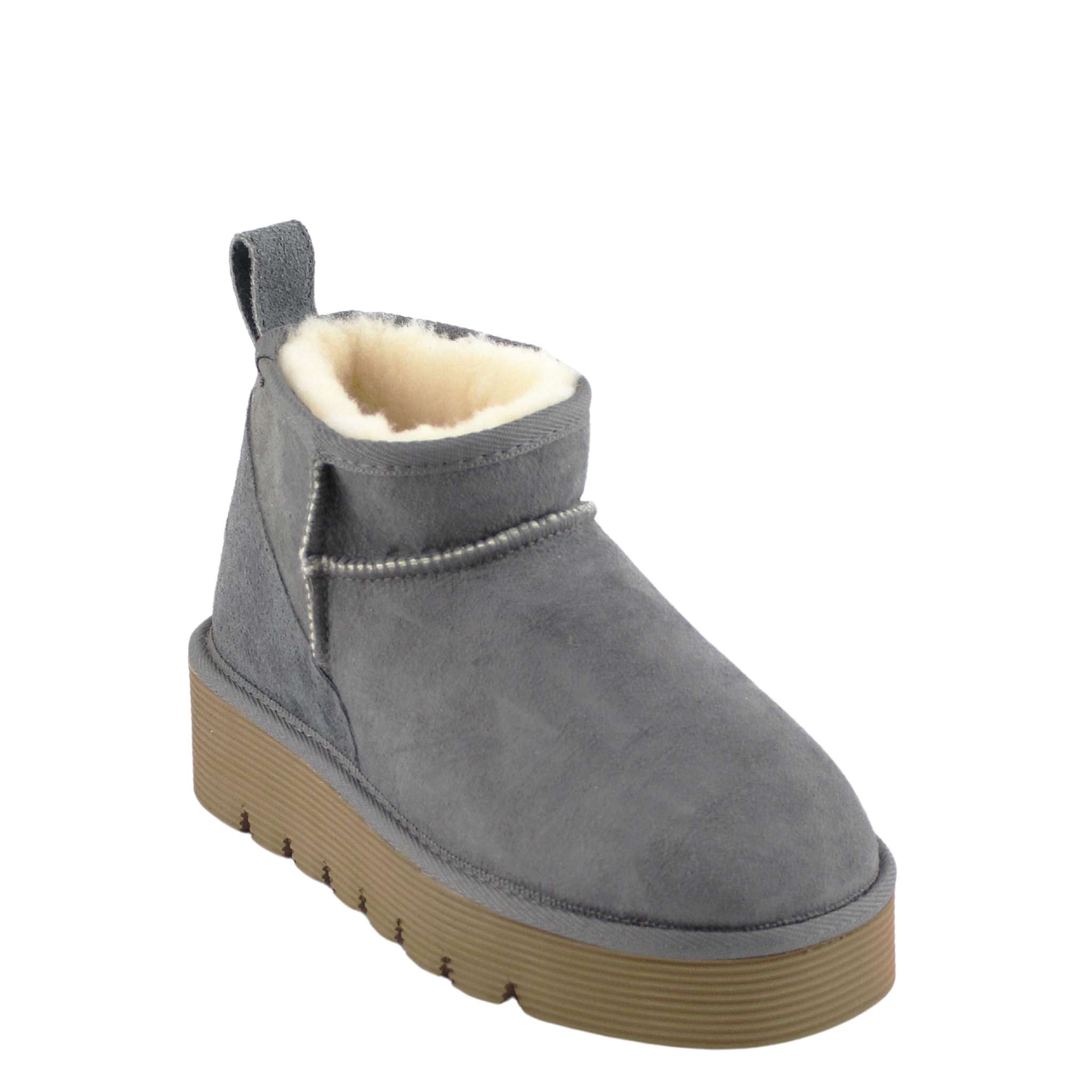 UGG Australia Platform Ultra Grey Front Twinface Sheepskin Australian Made UGG Boot