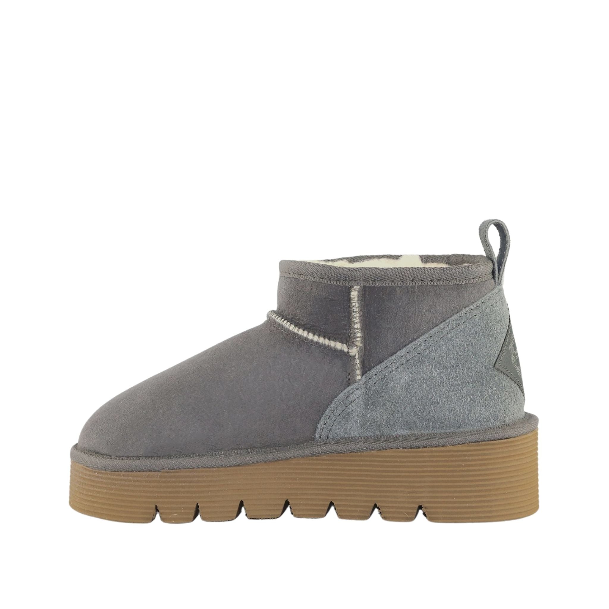 UGG Australia Platform Ultra Grey Side Inner Womens Australian Made Sheepskin UGG Boot
