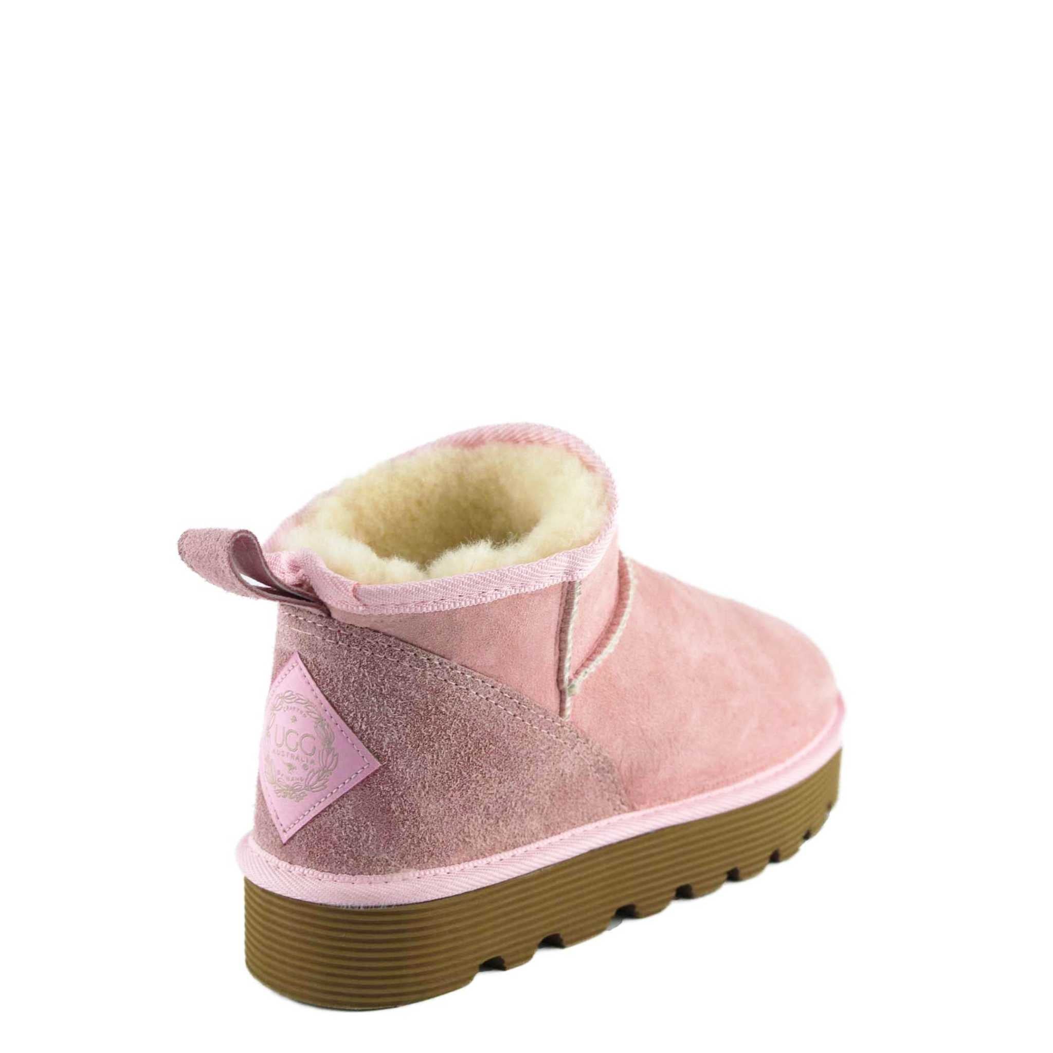 UGG Australia Platform Ultra Pink Back Twinface Sheepskin Australian Made UGG Boot