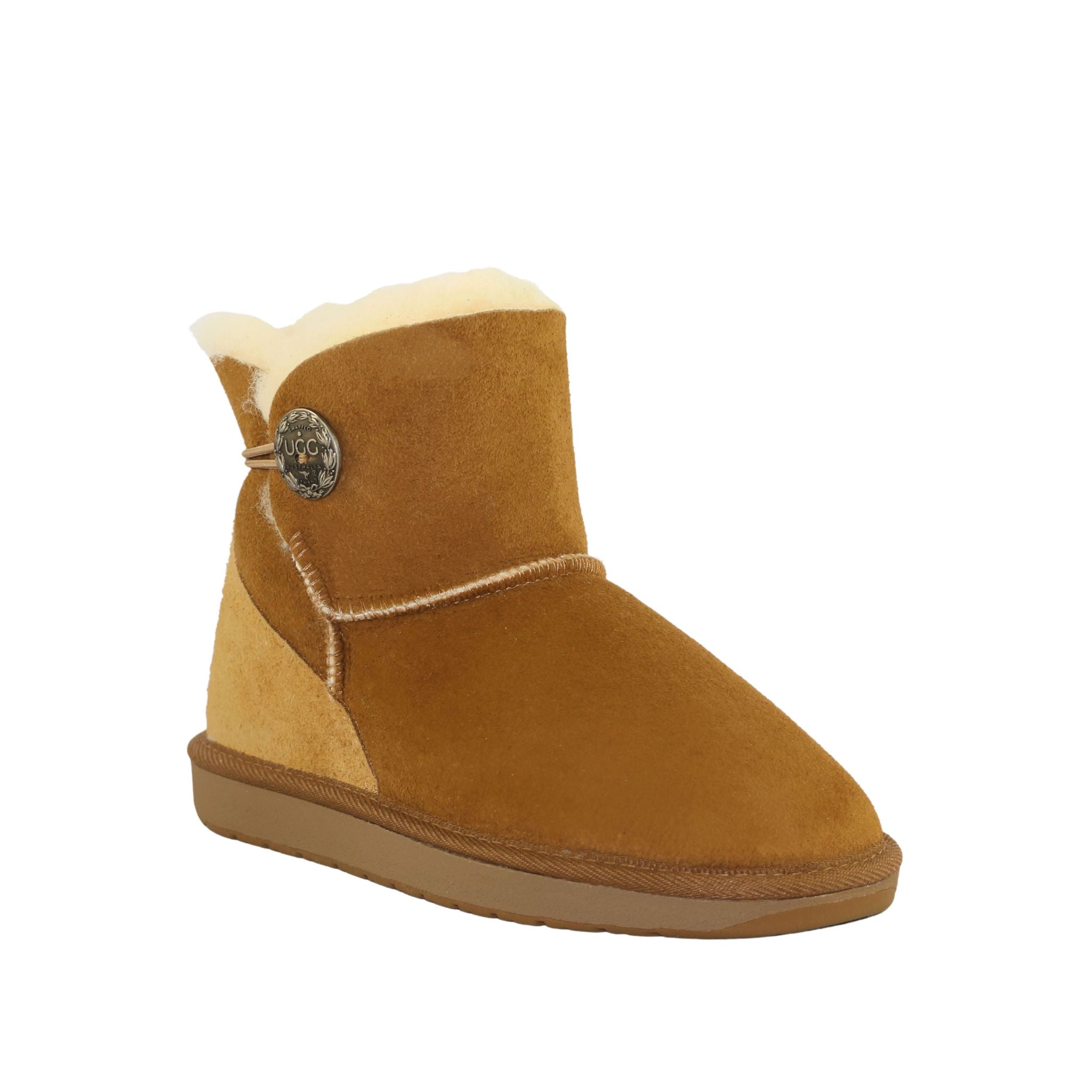 UGG Australia Premium Brighton Mini Chestnut Front 120 Womens Australian Made Sheepskin UGG Boot