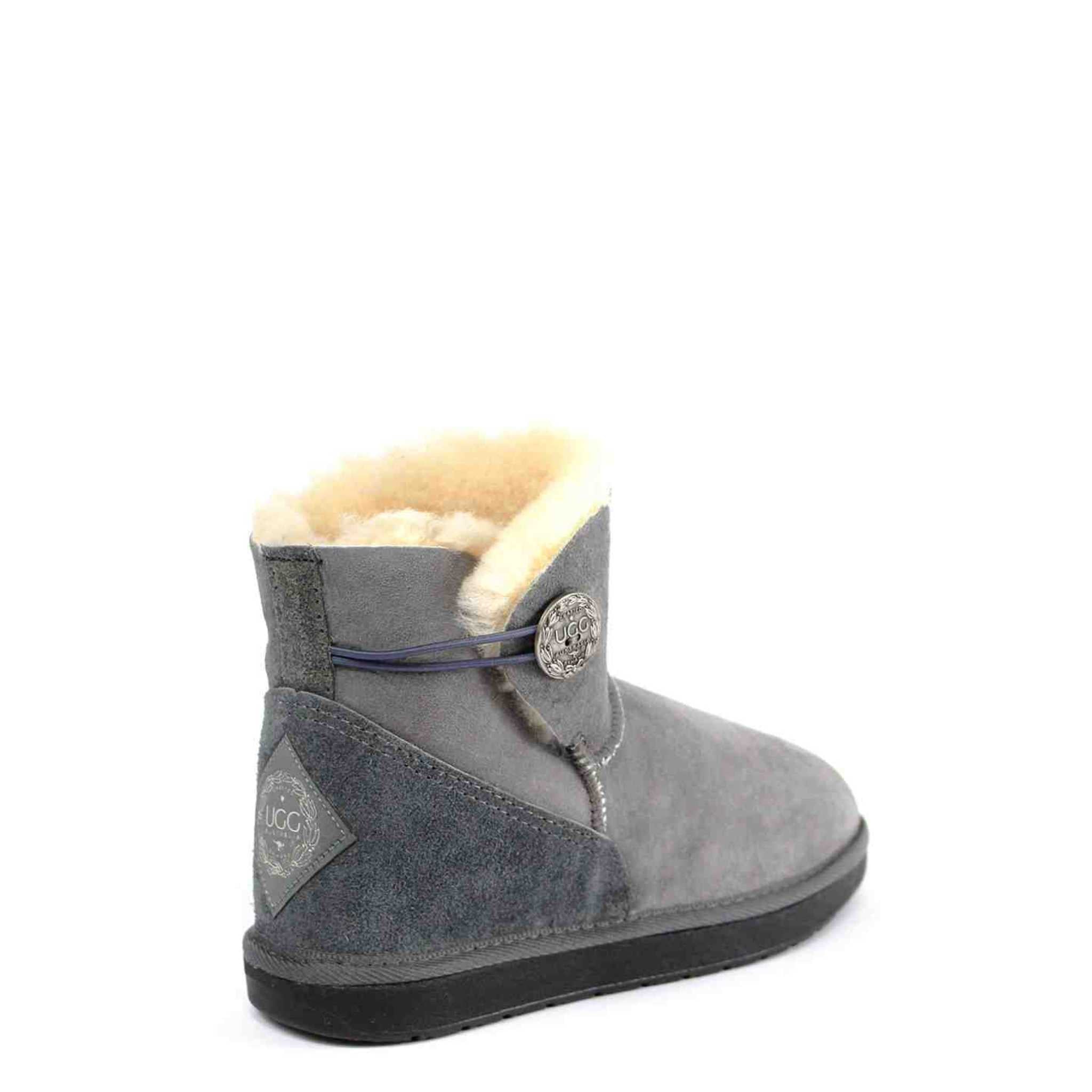 UGG Australia Premium Brighton Mini Grey Back Twinface Sheepskin Australian Made UGG Boot