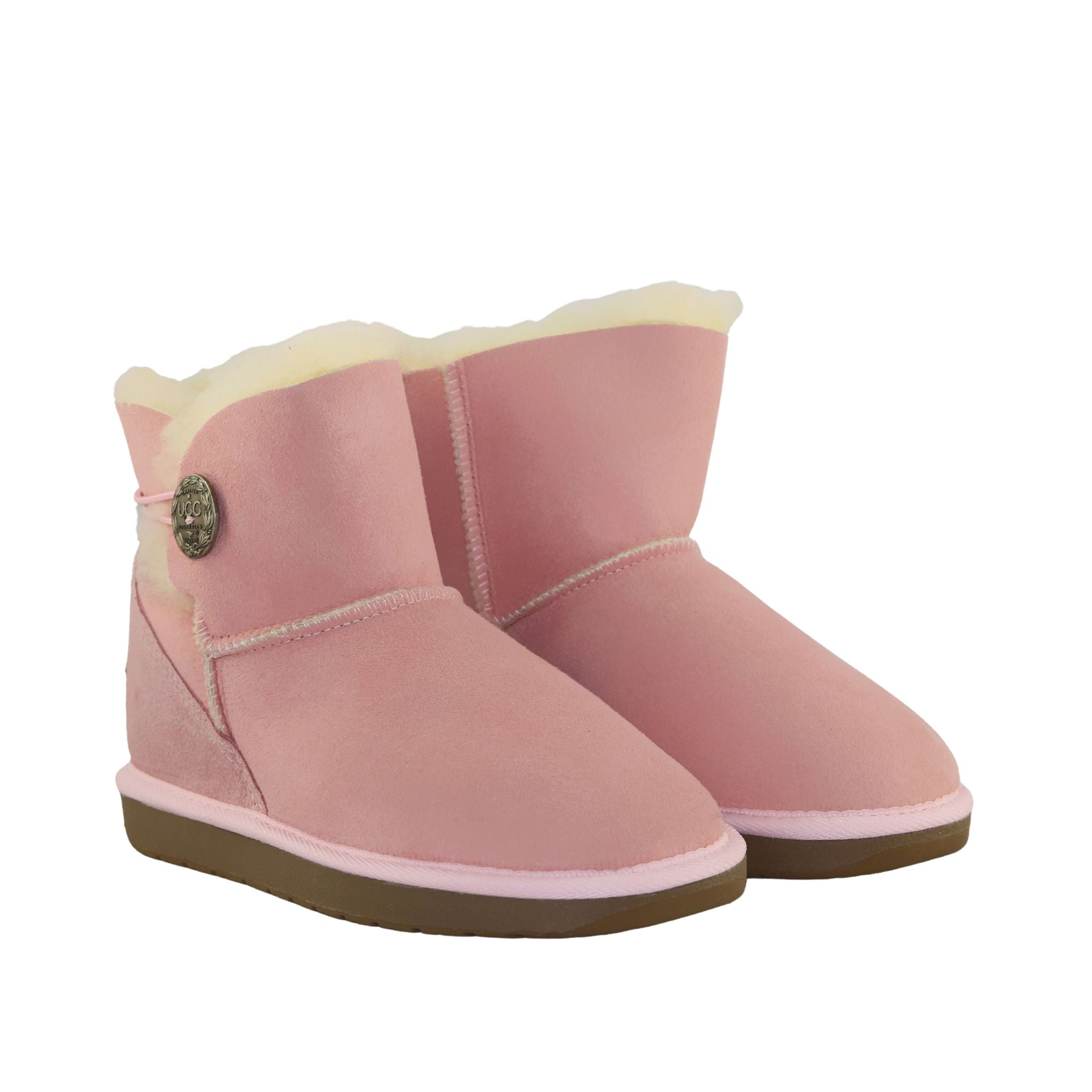 UGG Australia Premium Brighton Mini Pink Pairs Front Womens Australian Made Sheepskin UGG Boot