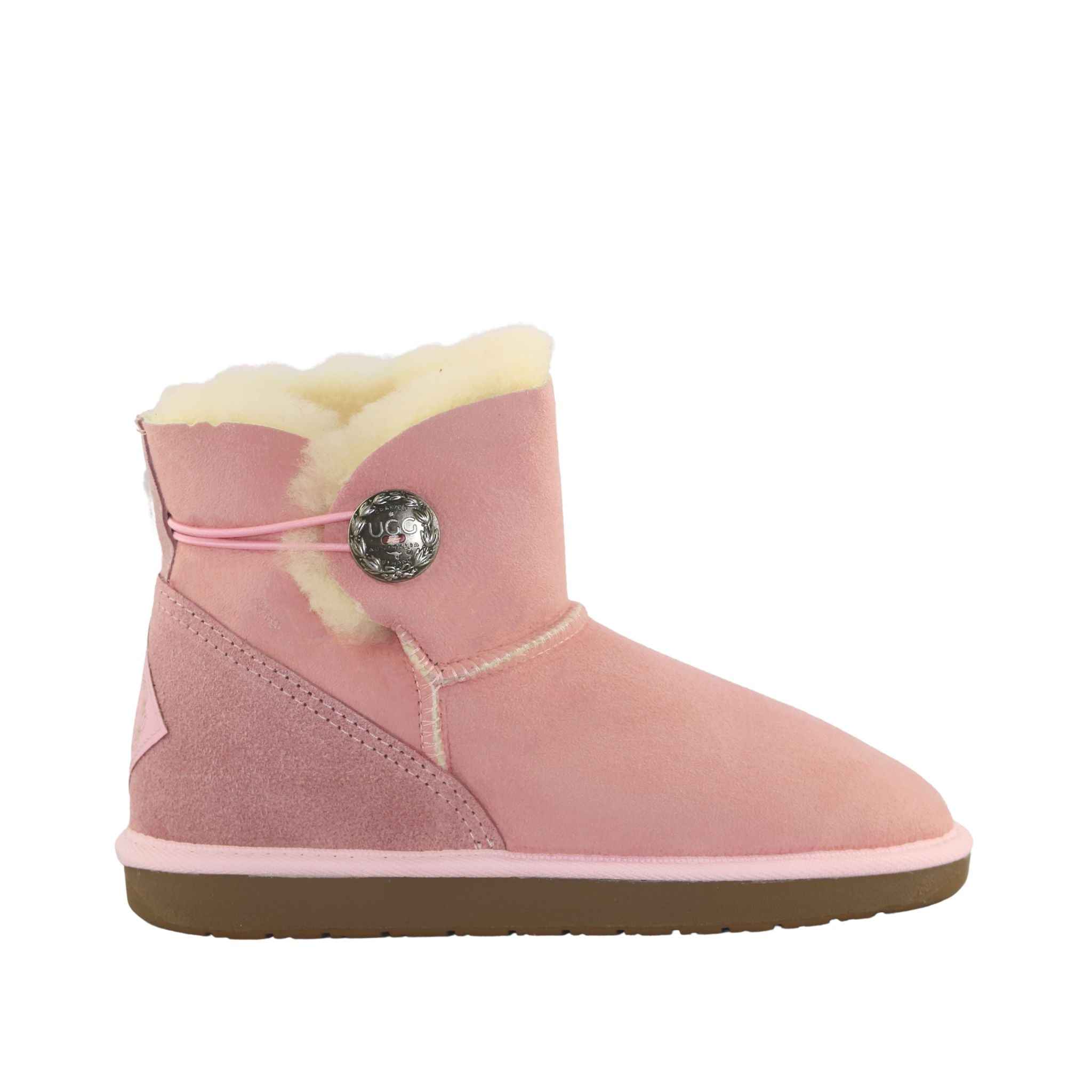 UGGアグ　ミニベイリーボタン星　18.5センチピンク新品 UGG Australia Premium Brighton Mini Pink | Womens Button UGG Boots