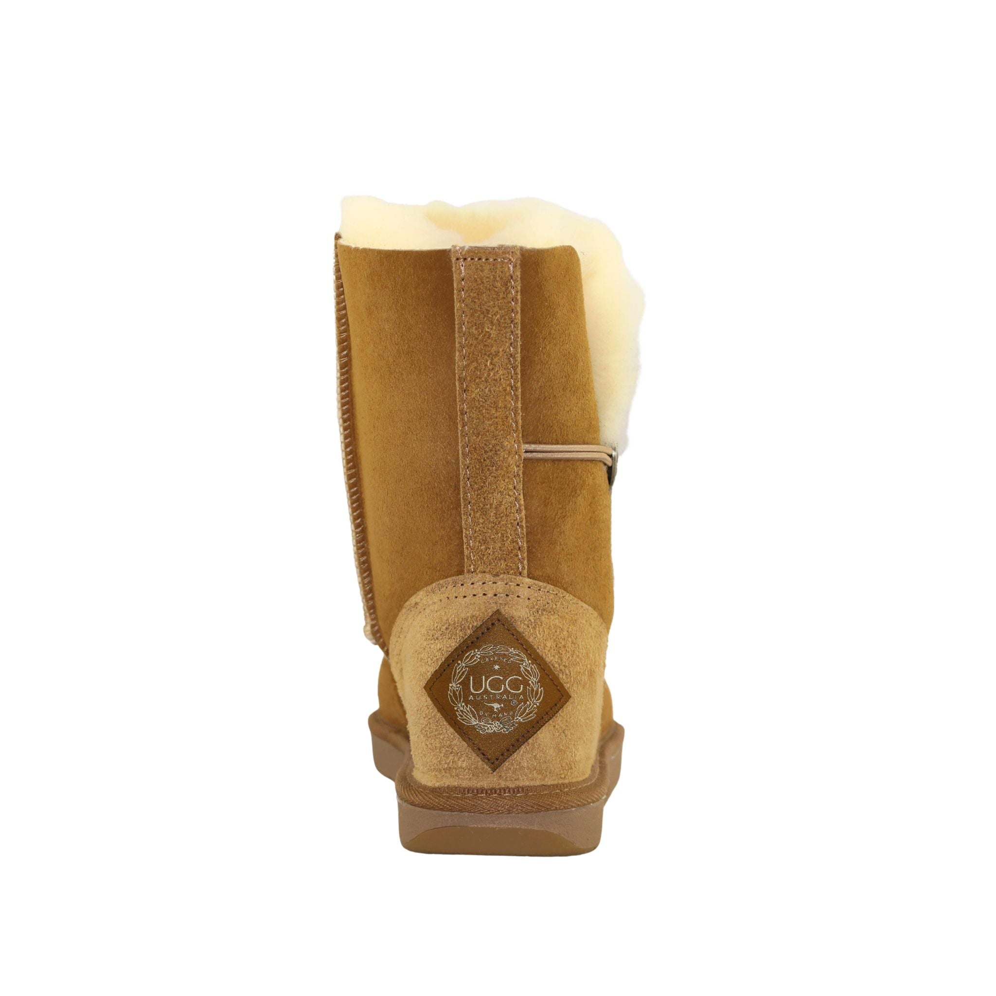 UGG Australia Premium Brighton Short Chestnut Back Womens Australian Made Sheepskin UGG Boot