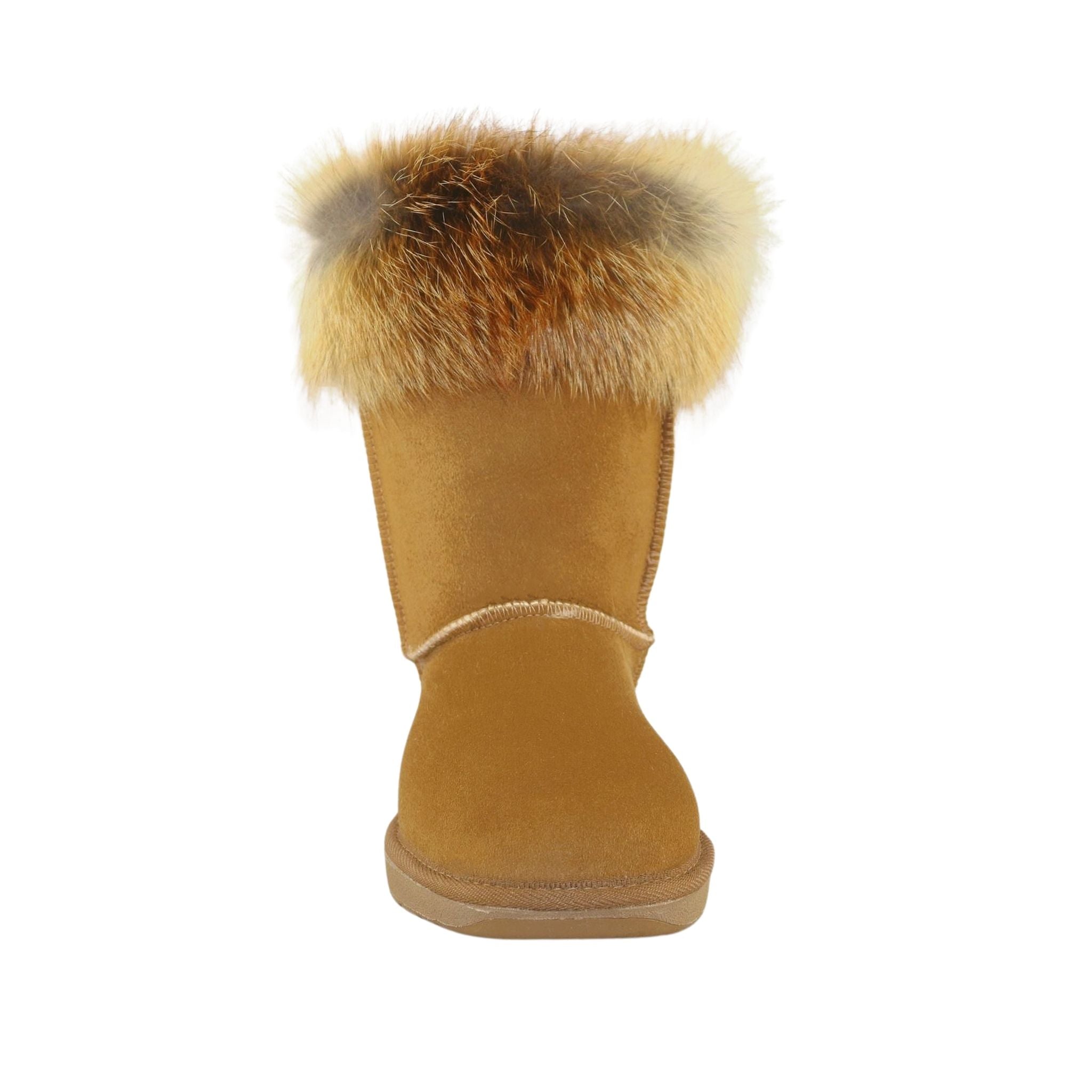 UGG Australia Premium Fox Short Chestnut Front Womens Australian Made Sheepskin UGG Boot