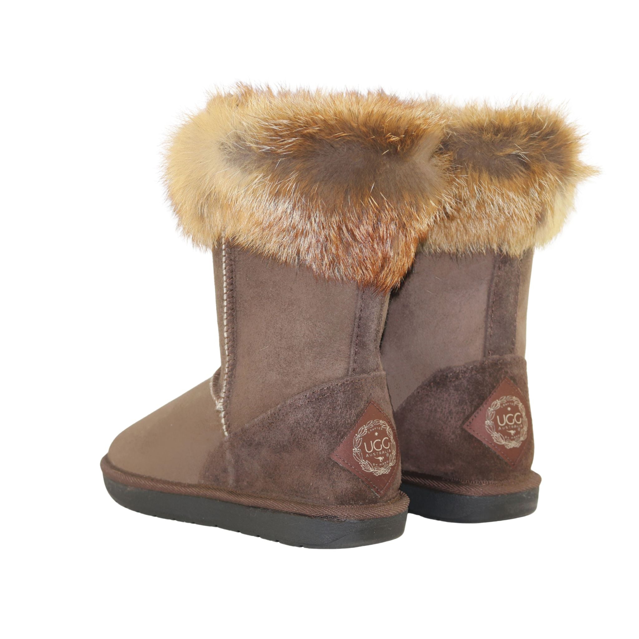 UGG Australia Premium Fox Short Chocolate | Womens UGG Boots
